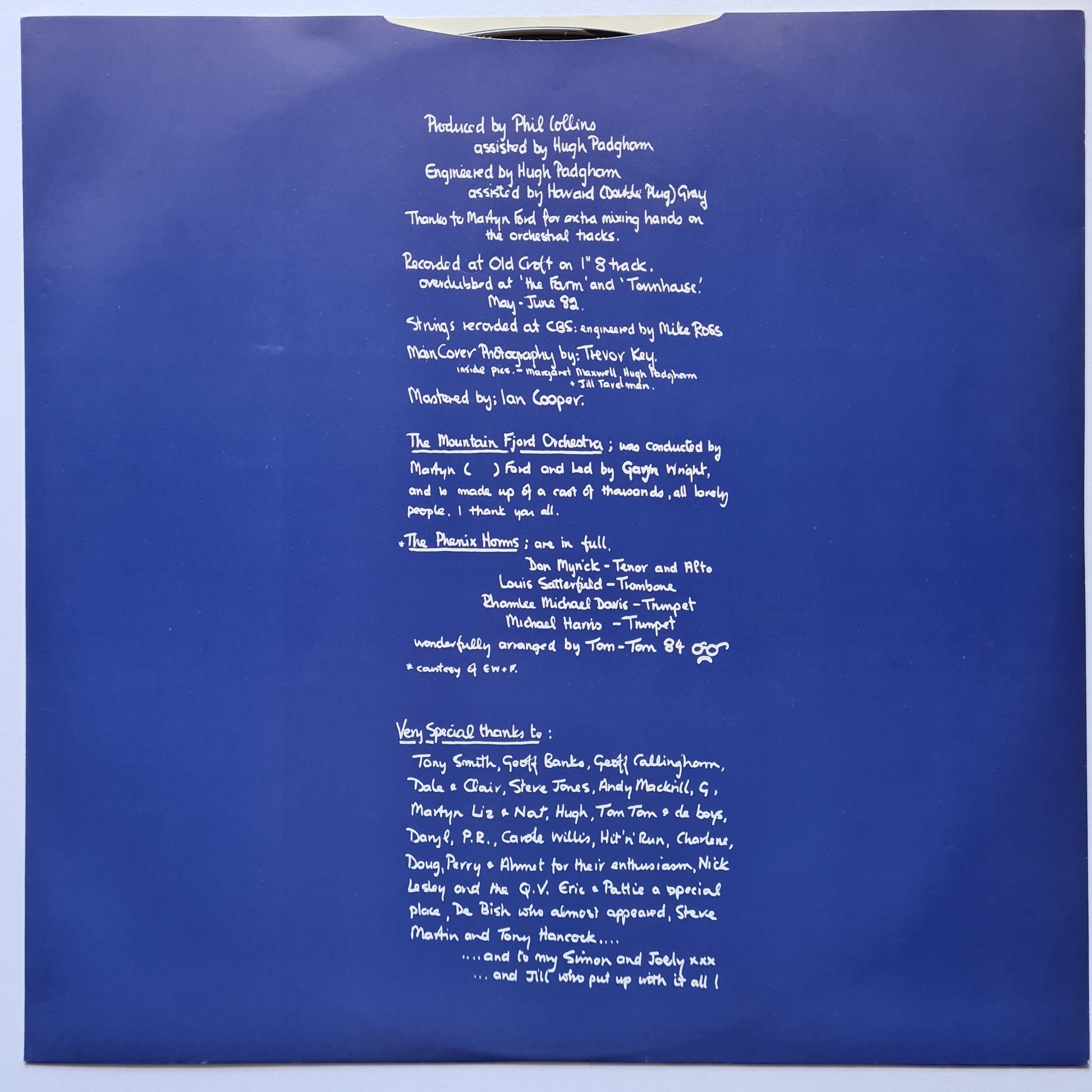 Phil Collins – Hello, I Must Be Going! - 1982 (Gatefold) - Vinyl Record LP - Sound Hound Records