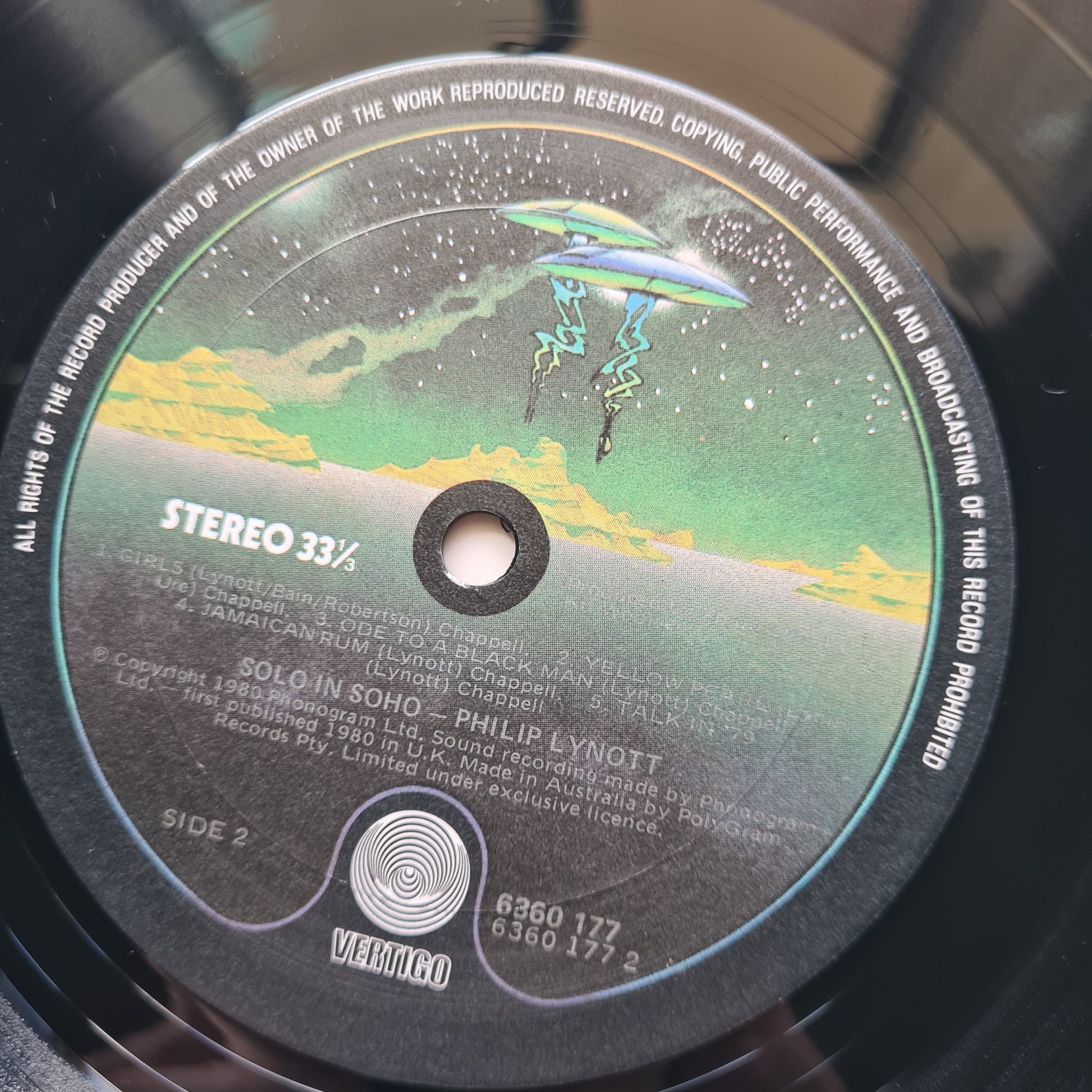 Phil Lynott (Thin Lizzy) – Solo in Soho - 1980 - Vinyl Record LP (near mint) - Sound Hound Records