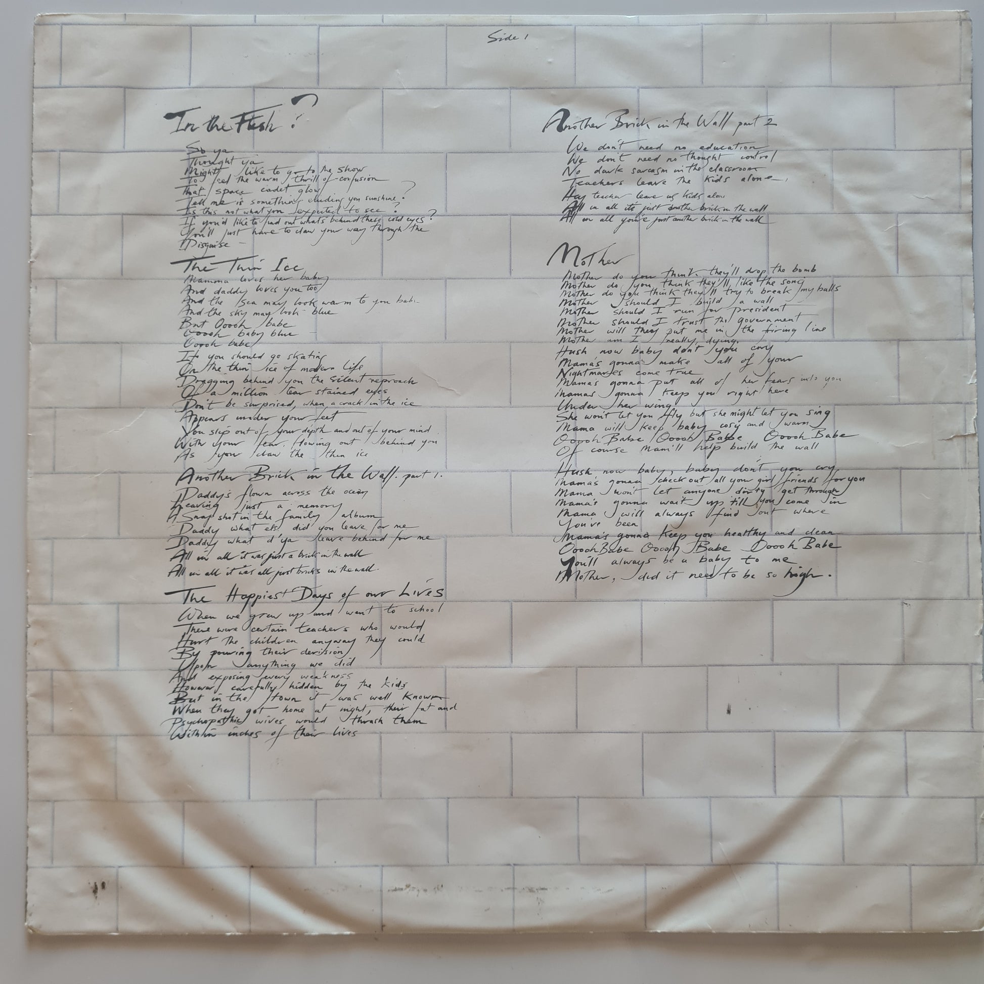 Pink Floyd – The Wall - 1979 - Vinyl Record 2LP - Sound Hound Records
