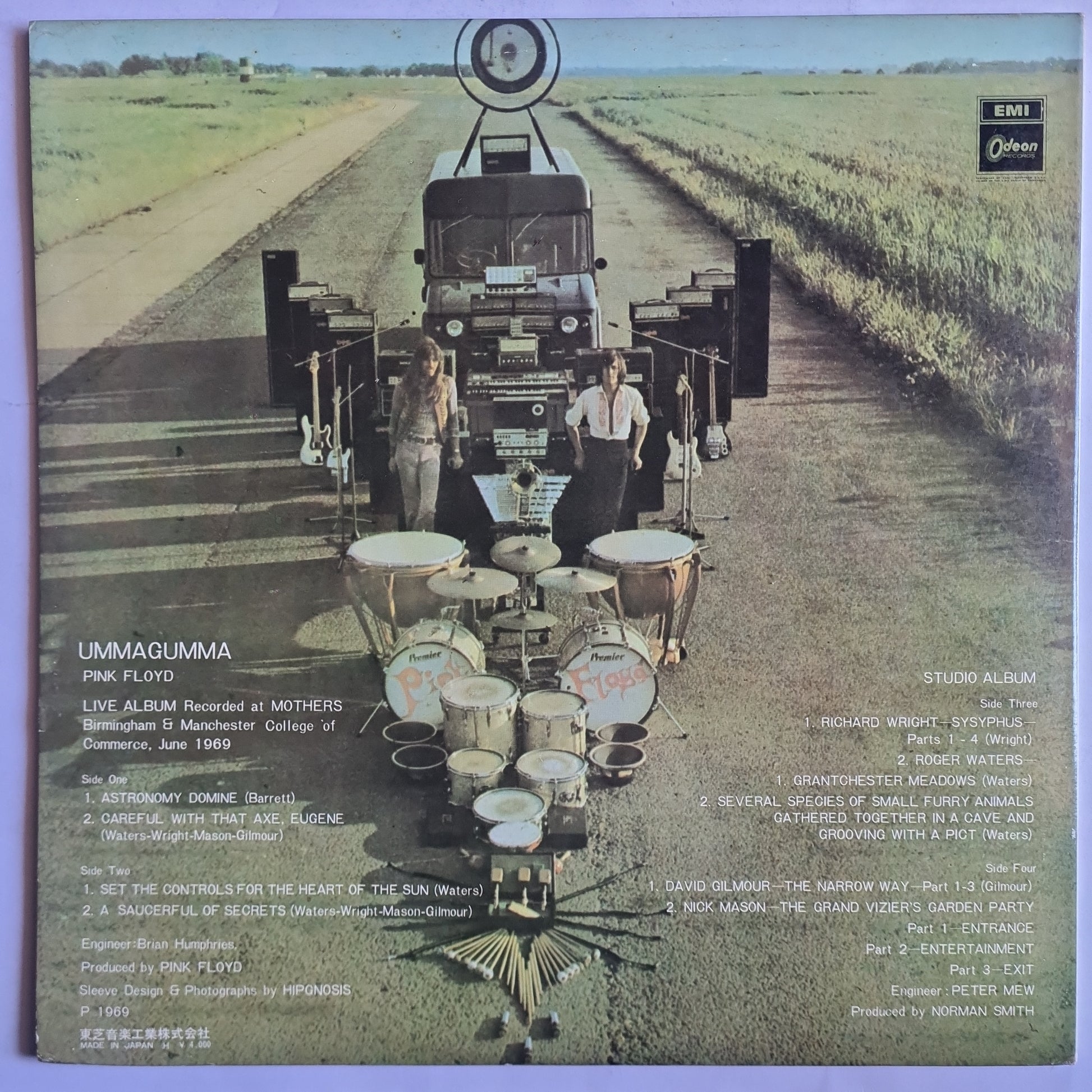 Pink Floyd – Ummagumma - 1970 (Gatefold Japanese Pressing) - Vinyl Record 2LP - Sound Hound Records