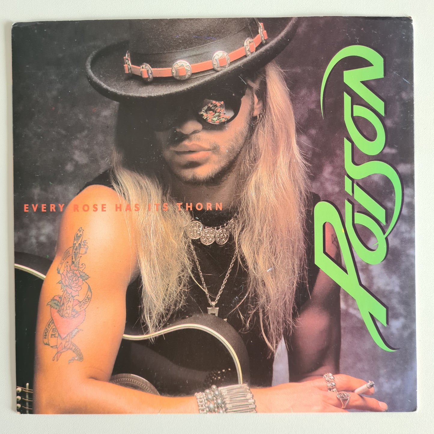 Poison - Every Rose Has Its Thorn/ Livin' For The Minute - 1988 - Vinyl Record 7" Single - 45 RPM - Sound Hound Records