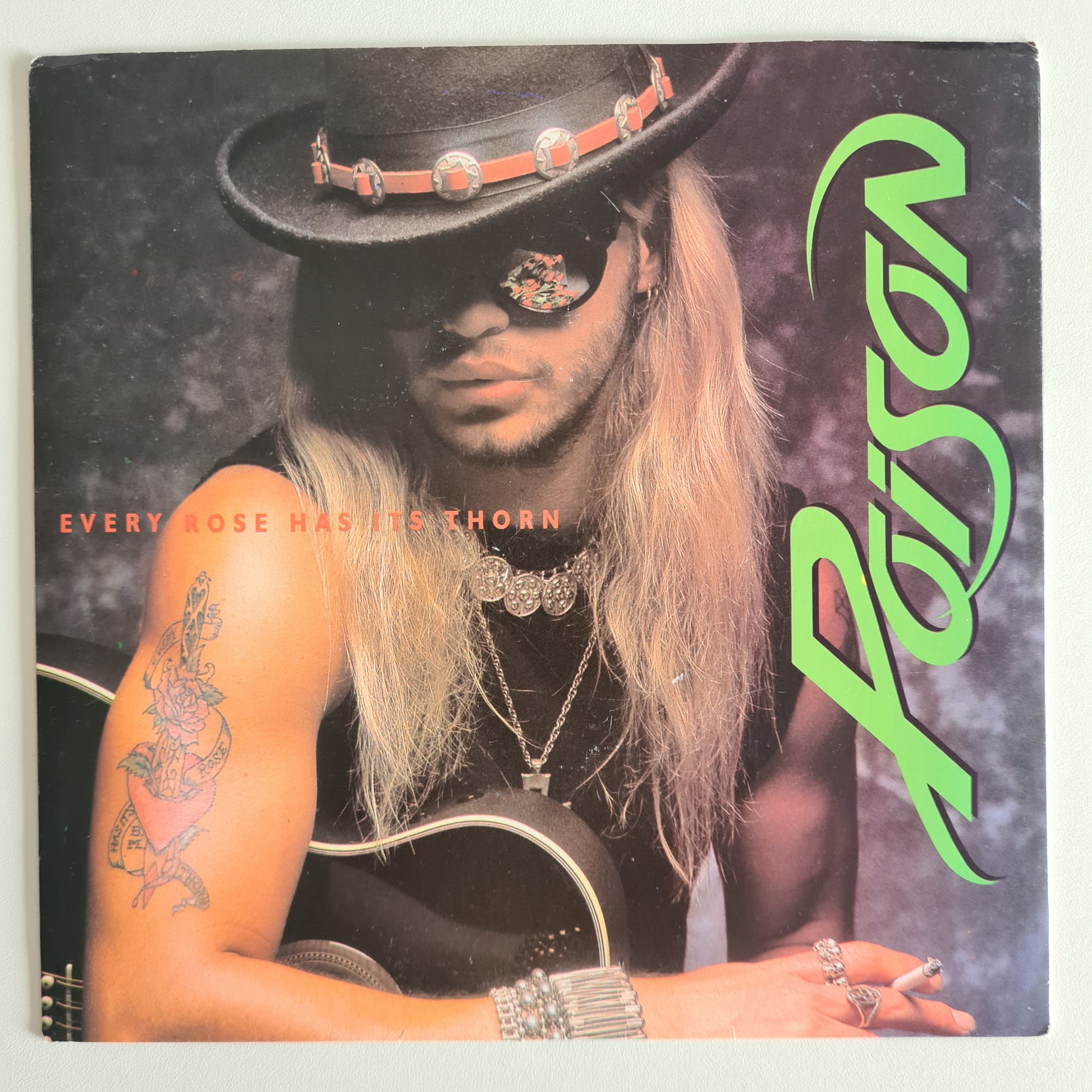 Poison - Every Rose Has Its Thorn/ Livin' For The Minute - 1988 - Vinyl Record 7" Single - 45 RPM - Sound Hound Records