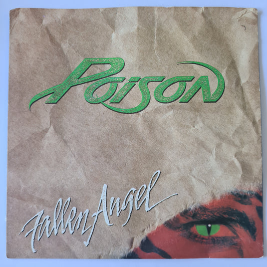Poison - Fallen Angel - 1988 - Vinyl Record 7" Single - 45 RPM - Sound Hound Records