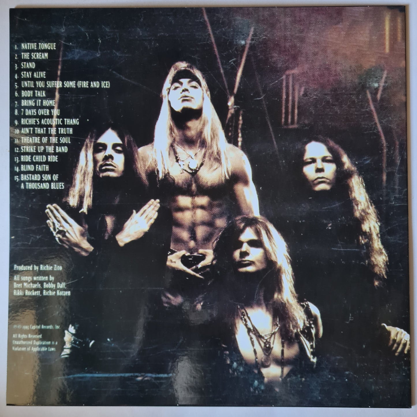 Poison – Native Tongue - 1993 (2023 Unofficial Pressing) - Transparent Green Vinyl Record LP - Sound Hound Records