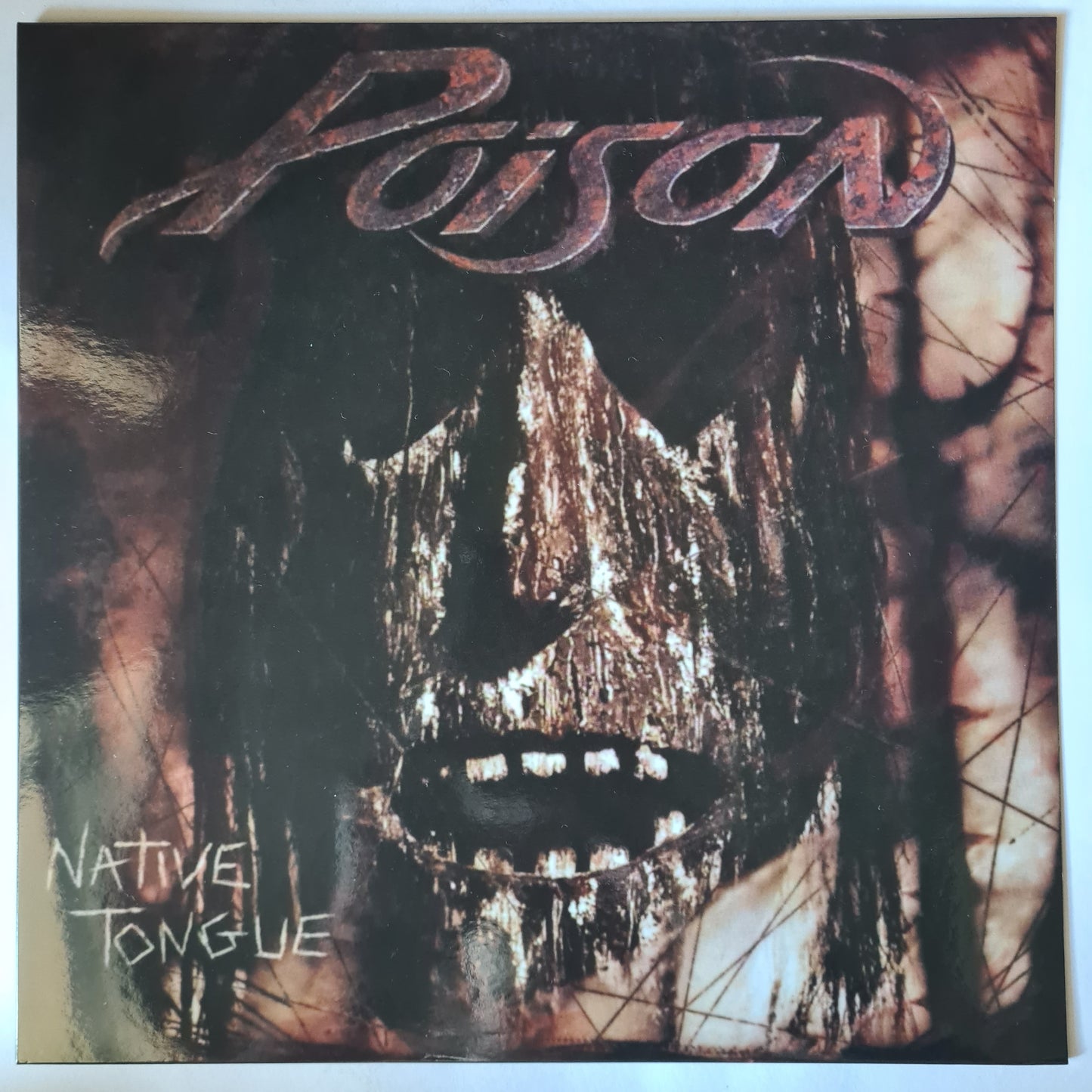 Poison – Native Tongue - 1993 (2023 Unofficial Pressing) - Transparent Green Vinyl Record LP - Sound Hound Records