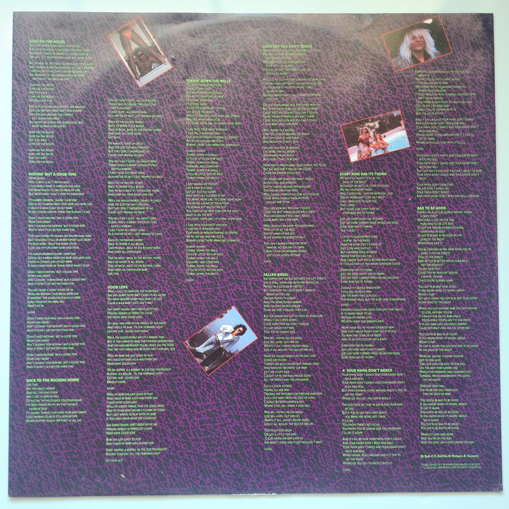 Poison – Open Up & Say... Ahh! - 1988 (Australian pressing) - Vinyl Record LP - Sound Hound Records
