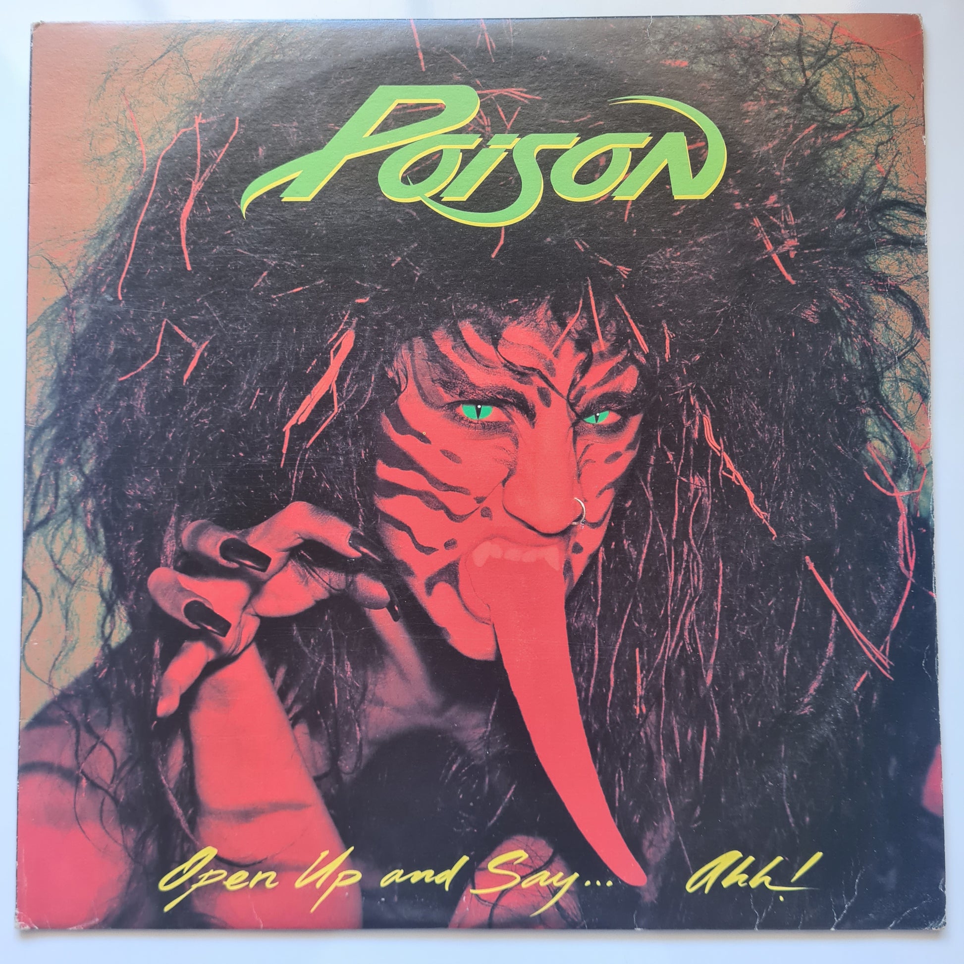 Poison – Open Up & Say... Ahh! - 1988 (Australian pressing) - Vinyl Record LP - Sound Hound Records