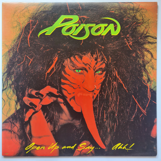 Poison – Open Up & Say... Ahh! - 1988 (Canadian Press) - Vinyl Record LP (near mint) - Sound Hound Records