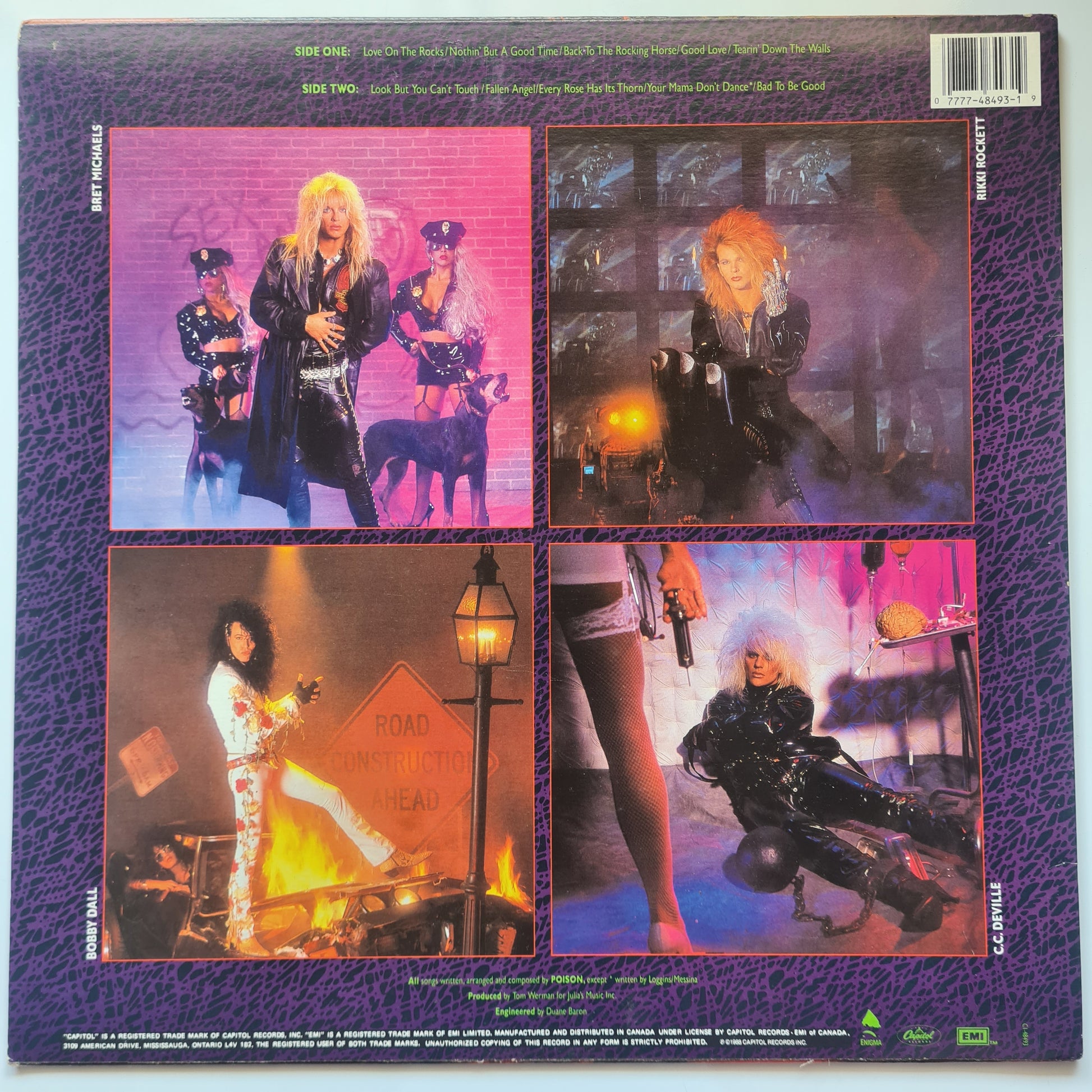 Poison – Open Up & Say... Ahh! - 1988 (Canadian Press) - Vinyl Record LP (near mint) - Sound Hound Records