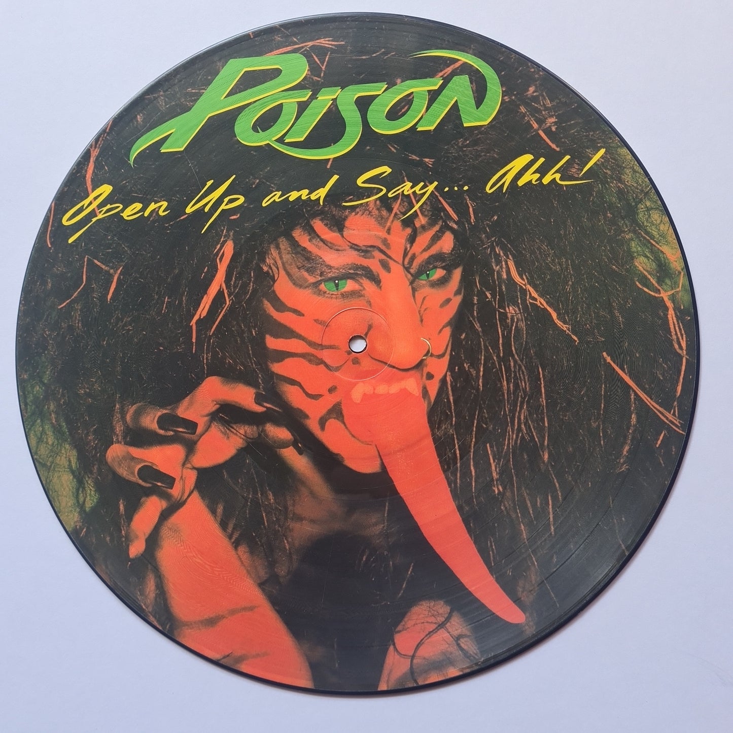 Poison – Open Up & Say... Ahh! - 1988 (Limited Edition UK Picture Disc) - Vinyl Record LP *Read Description* - Sound Hound Records