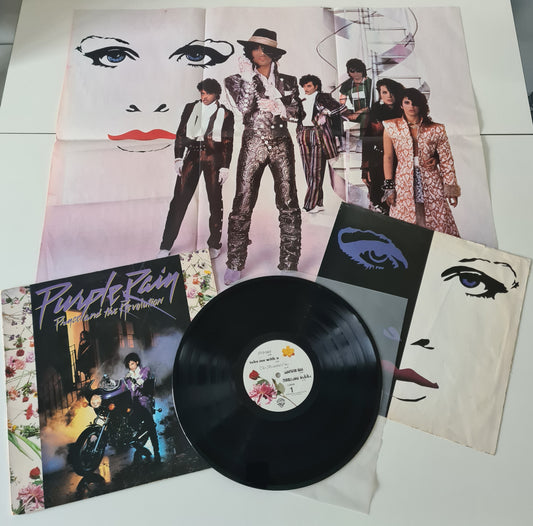 Prince & The Revolution – Purple Rain - 1984 (USA Pressing) - Vinyl Record LP (with POSTER) - Sound Hound Records