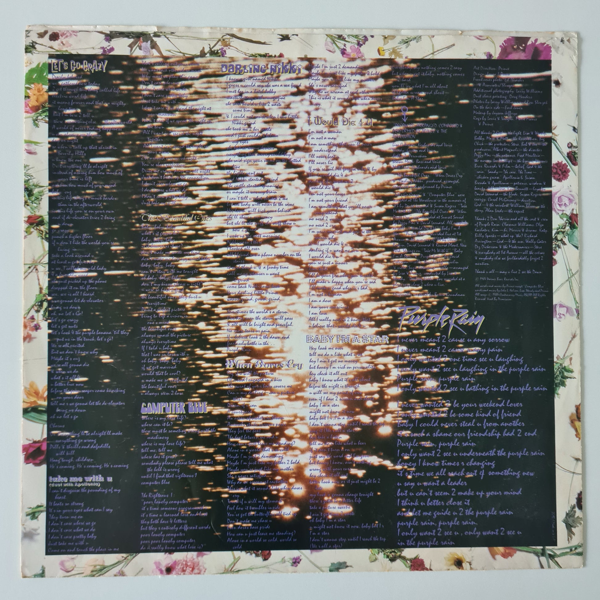 Prince & The Revolution – Purple Rain - 1984 (USA Pressing) - Vinyl Record LP (with POSTER) - Sound Hound Records
