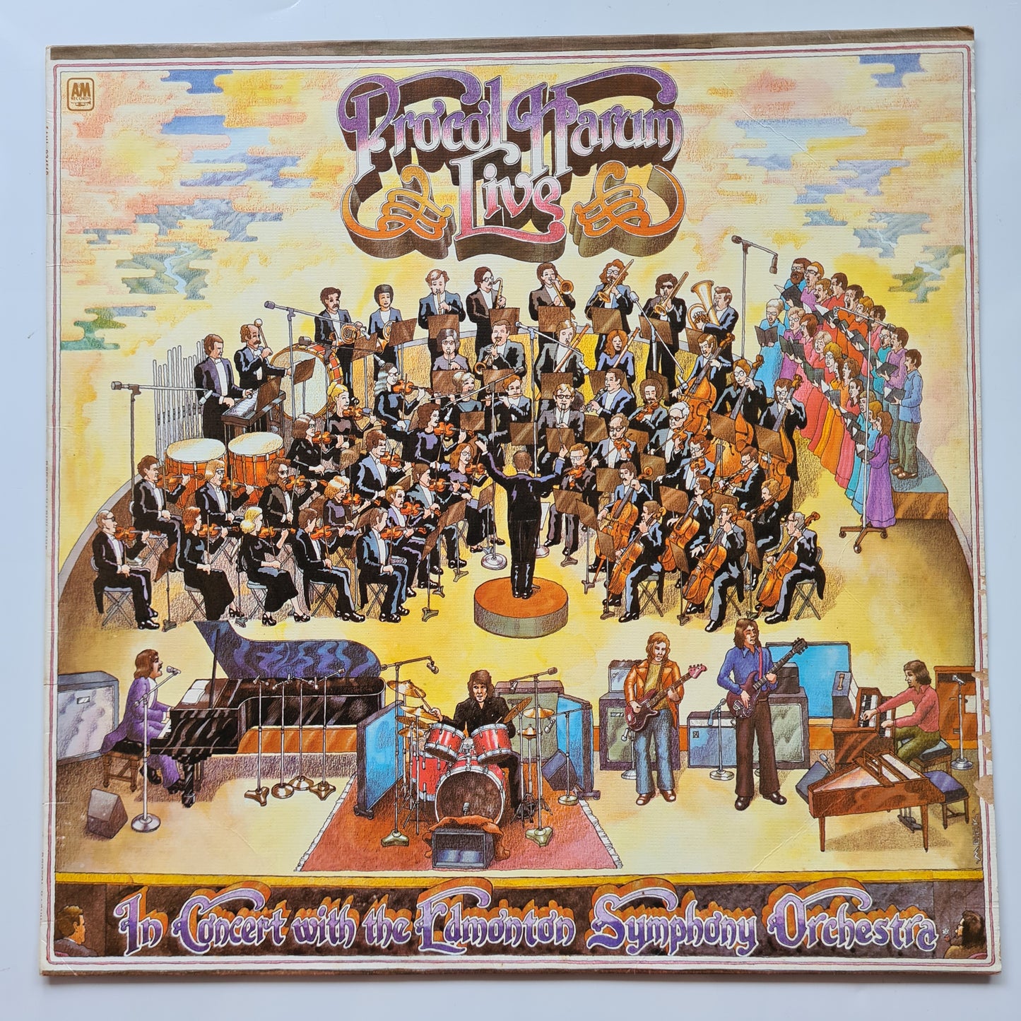 Procol Harum In Concert With The Edmonton Symphony Orchestra – Live - 1972 - Vinyl Record LP - Sound Hound Records