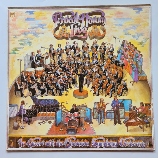 Procol Harum In Concert With The Edmonton Symphony Orchestra – Live - 1972 - Vinyl Record LP - Sound Hound Records