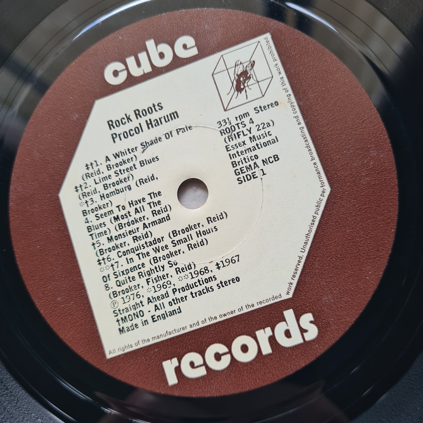 Procol Harum – Rock Roots - 1976 - Vinyl Record LP - Sound Hound Records