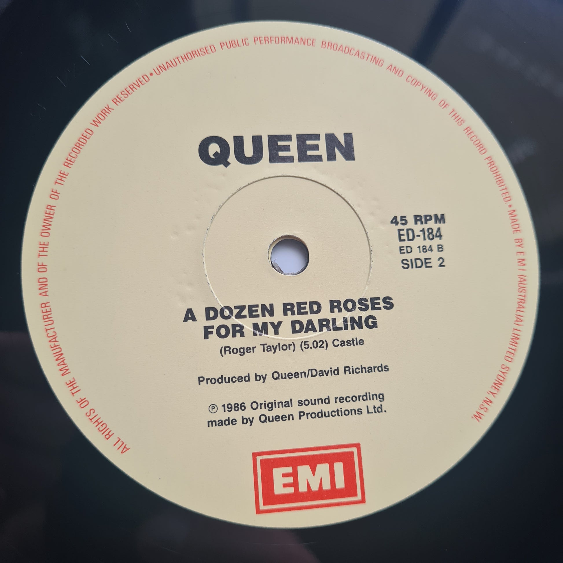 Queen – A Kind Of Magic (From The Film: Highlander) - 1986 - Vinyl Record 12" Maxi Single *RARE* - Sound Hound Records