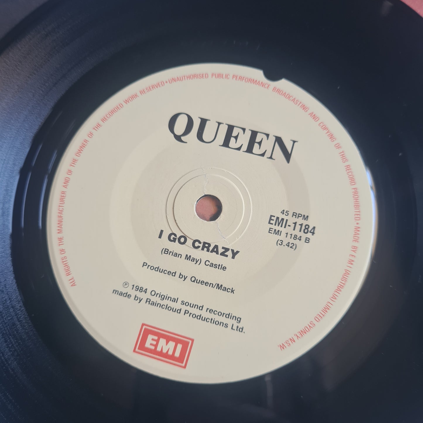 Queen – Radio Ga Ga - 1984 - Vinyl Record 7" Single - 45 RPM - Sound Hound Records
