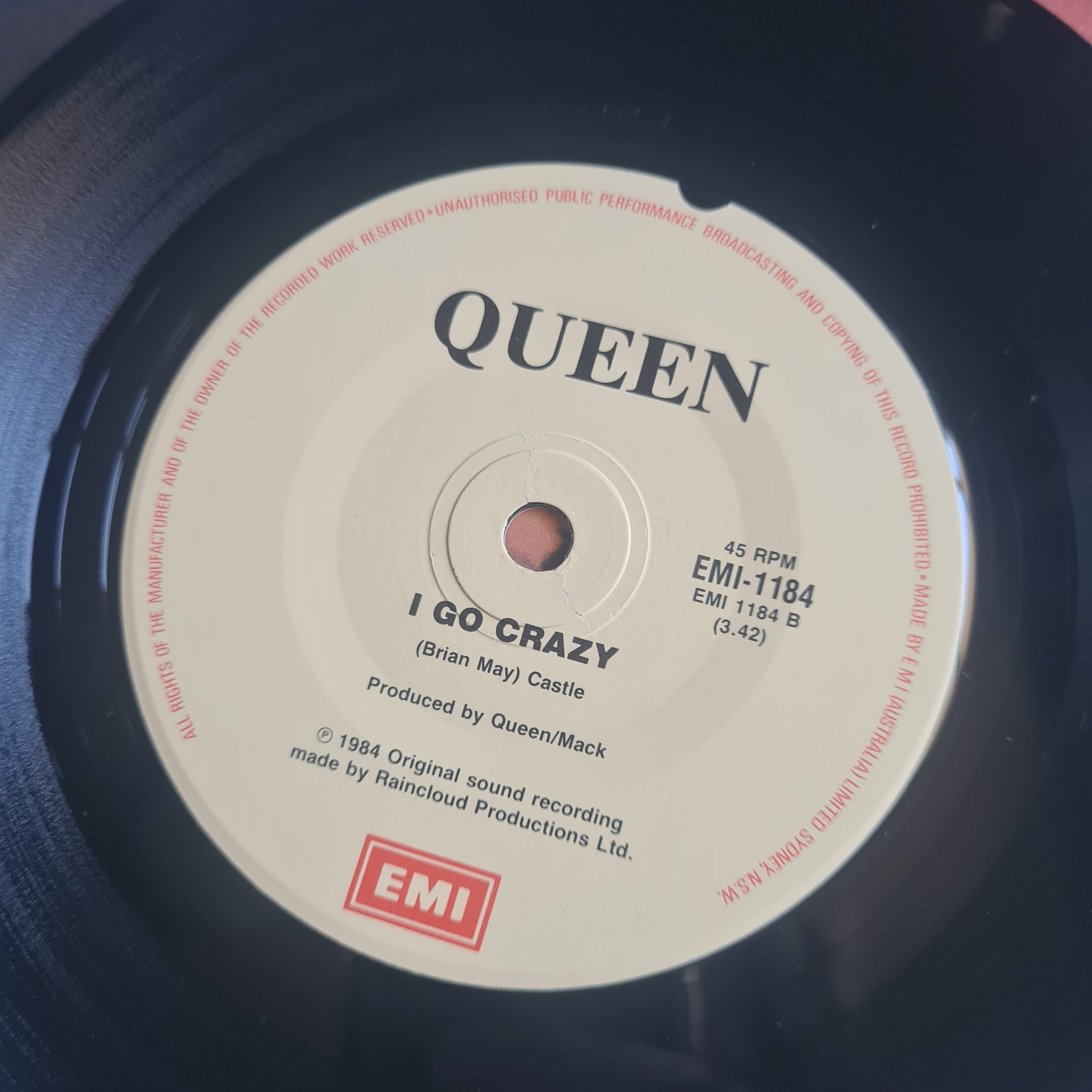 Queen – Radio Ga Ga - 1984 - Vinyl Record 7" Single - 45 RPM - Sound Hound Records