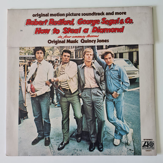 Quincy Jones ‎– How To Steal A Diamond In Four Uneasy Lessons(Original Motion Picture Soundtrack And More) - 1972 - Vinyl Record LP (UK Pressing) - Sound Hound Records