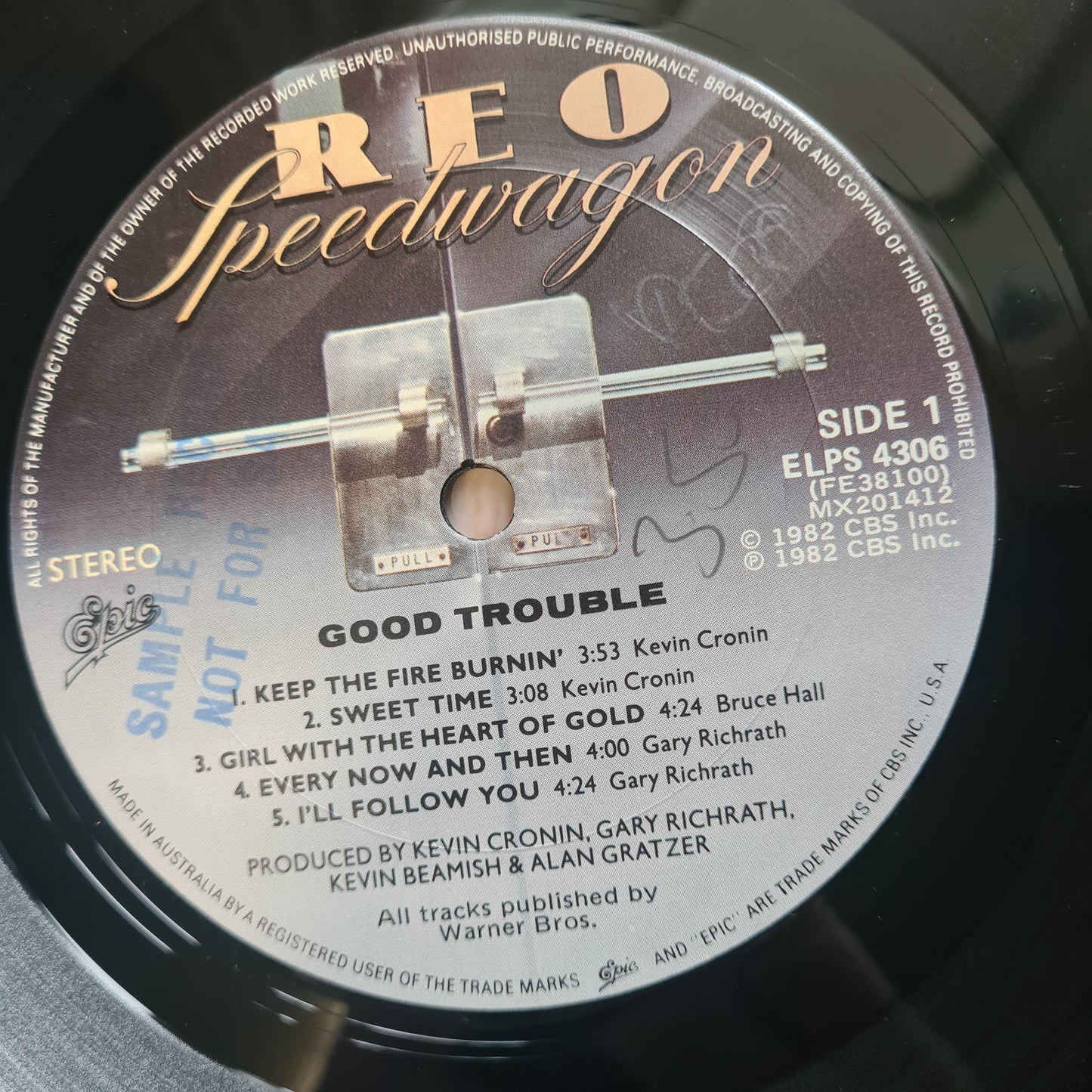 REO Speedwagon – Good Trouble - 1982 - Vinyl Record LP - Sound Hound Records