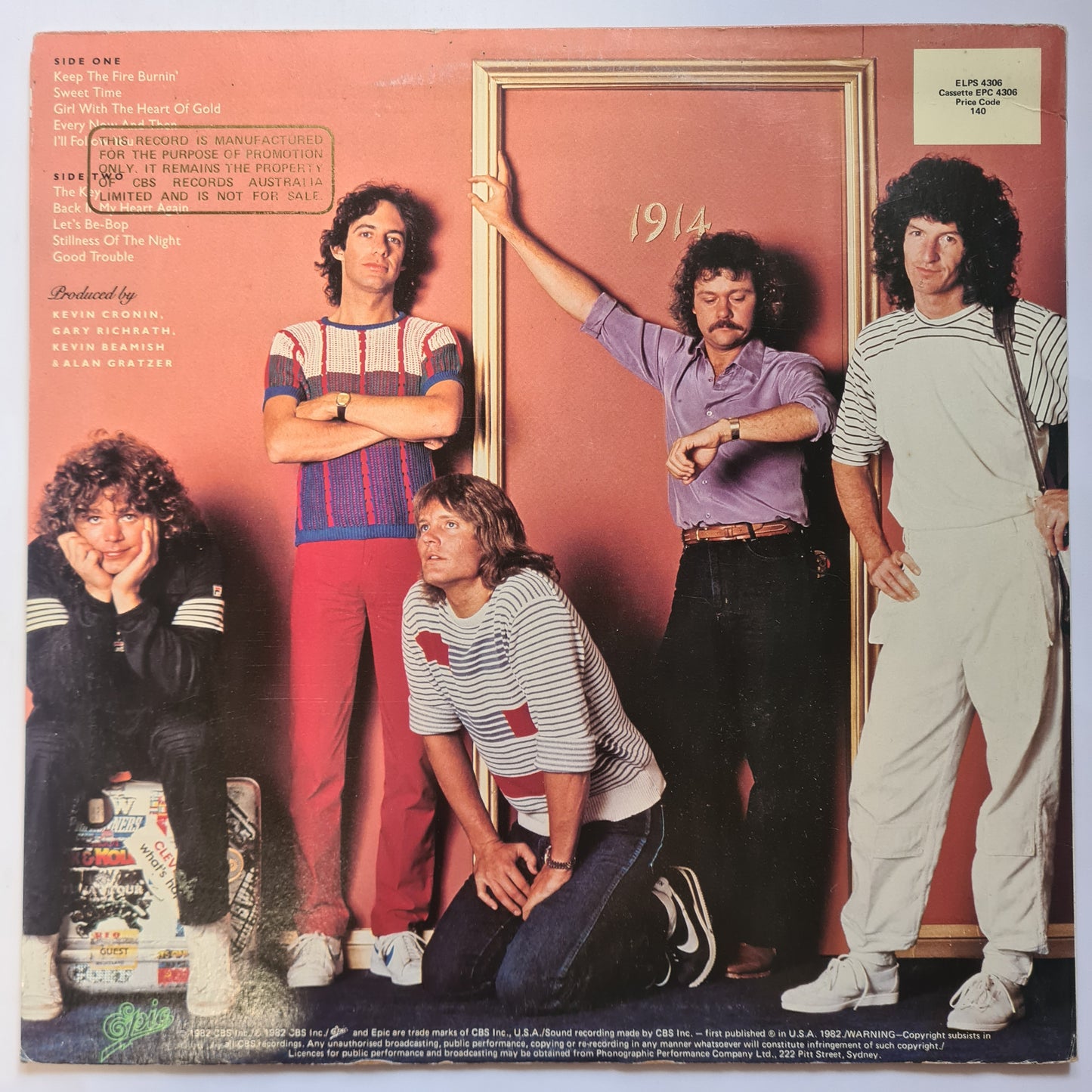REO Speedwagon – Good Trouble - 1982 - Vinyl Record LP - Sound Hound Records