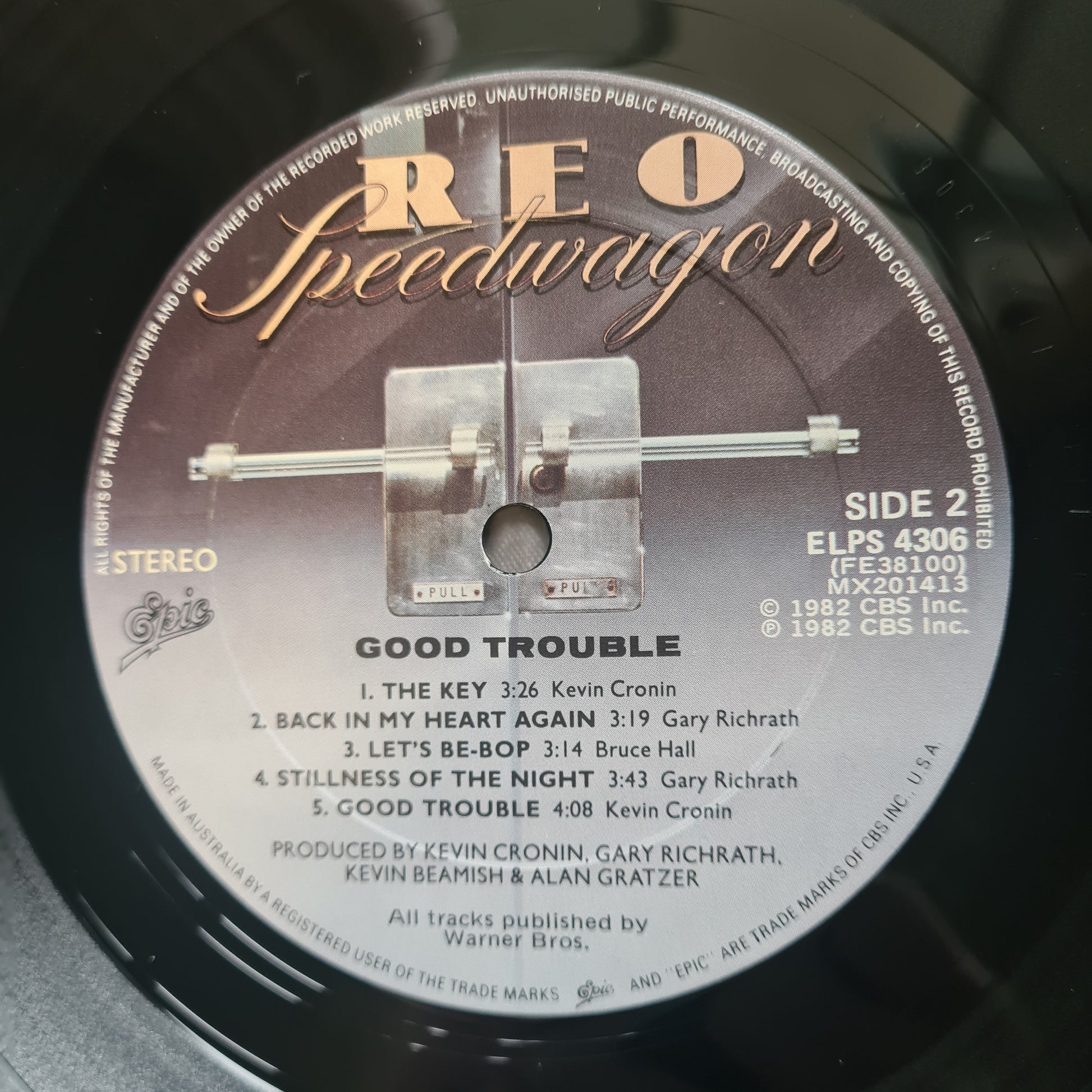 REO Speedwagon – Good Trouble - 1982 - Vinyl Record LP - Sound Hound Records