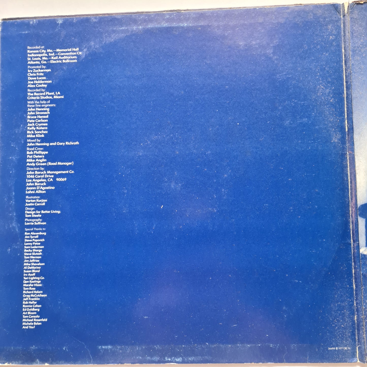 REO Speedwagon – You Get What You Play For (2LP Live Album) - 1977 (USA Pressing) -Vinyl Record LP - Sound Hound Records