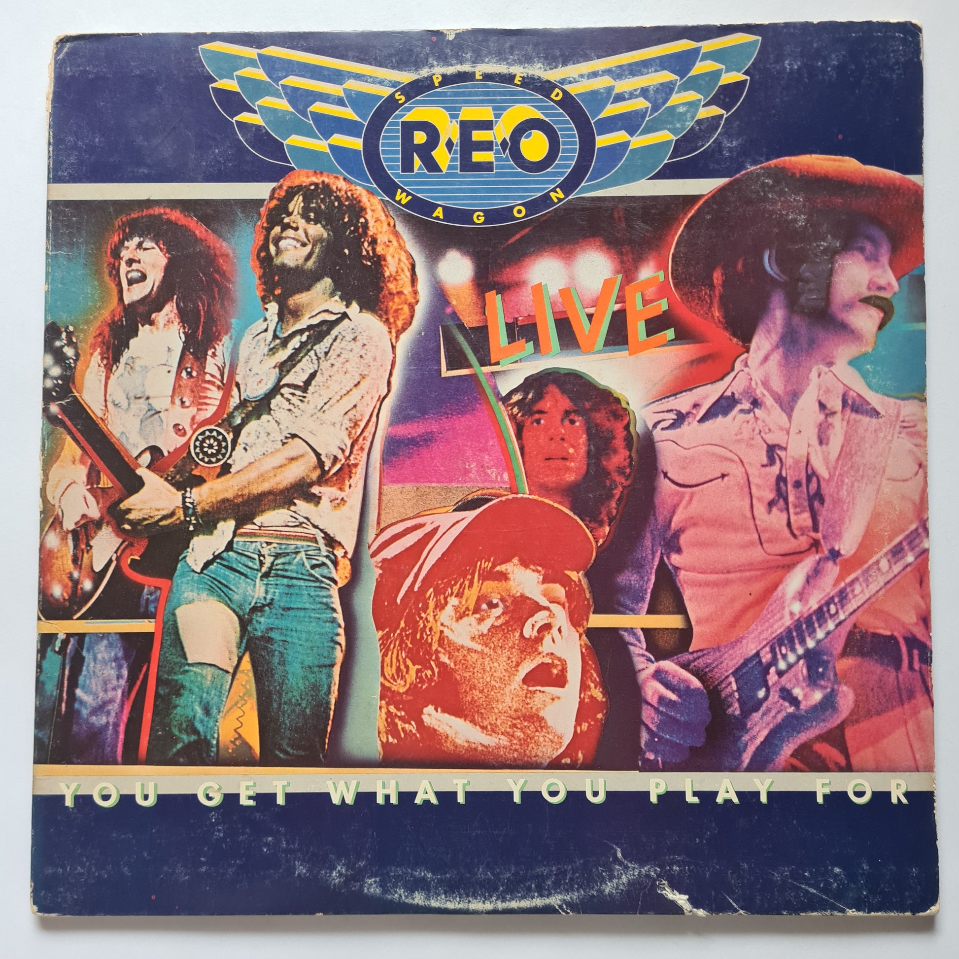 REO Speedwagon – You Get What You Play For (2LP Live Album) - 1977 (USA Pressing) -Vinyl Record LP - Sound Hound Records
