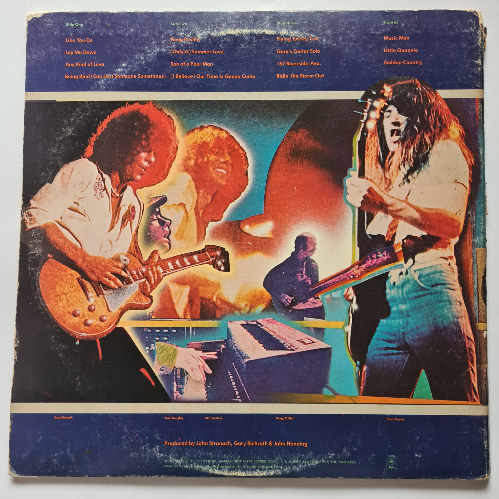 REO Speedwagon – You Get What You Play For (2LP Live Album) - 1977 (USA Pressing) -Vinyl Record LP - Sound Hound Records