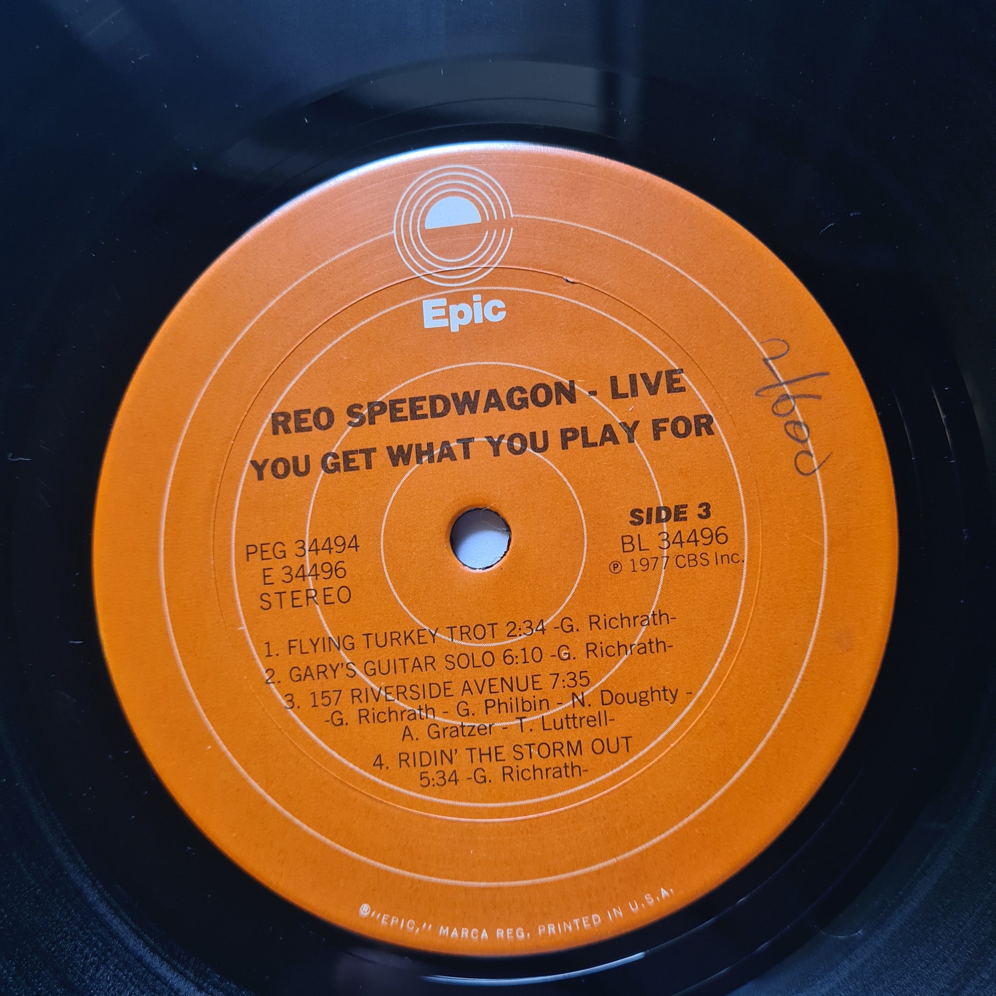 REO Speedwagon – You Get What You Play For (2LP Live Album) - 1977 (USA Pressing) -Vinyl Record LP - Sound Hound Records