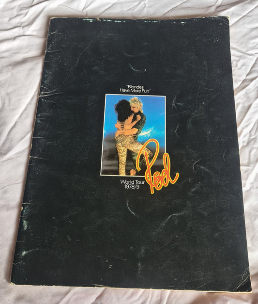 ROD STEWART- BLONDES HAVE MORE FUN- 1979-1980 TOUR BOOK - PROGRAM - Sound Hound Records