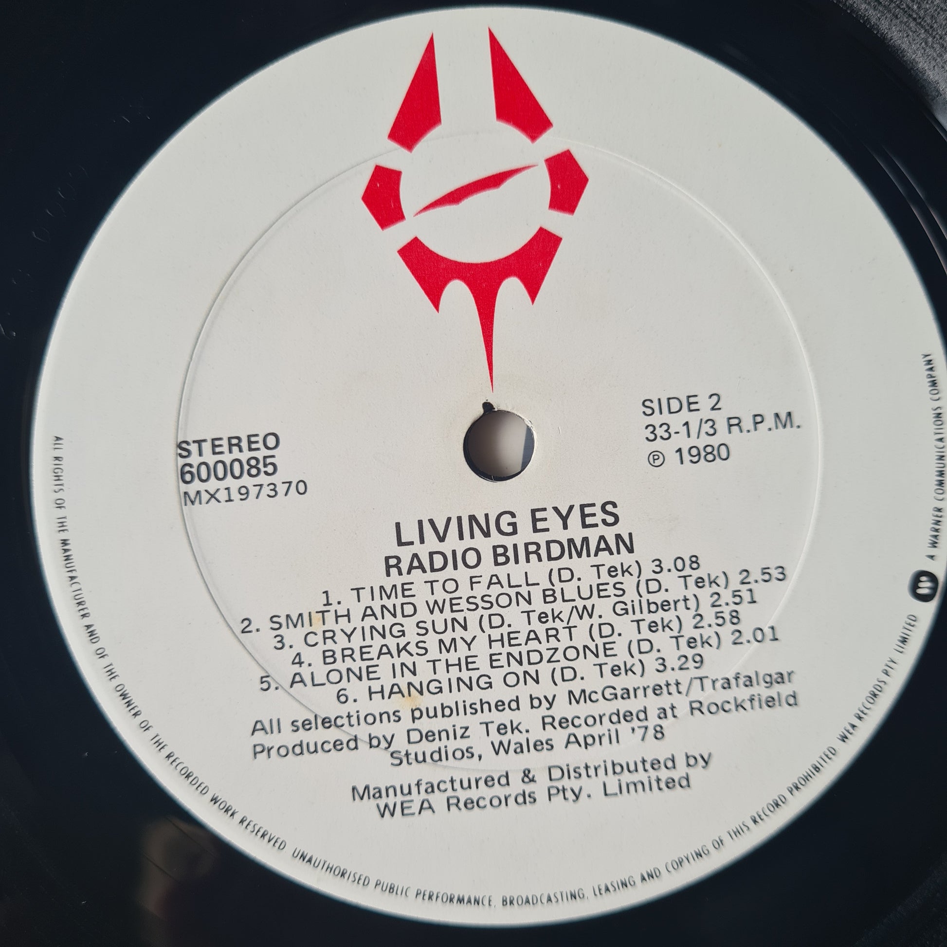 Radio Birdman - Living Eyes - 1981 - Vinyl Record LP - Sound Hound Records