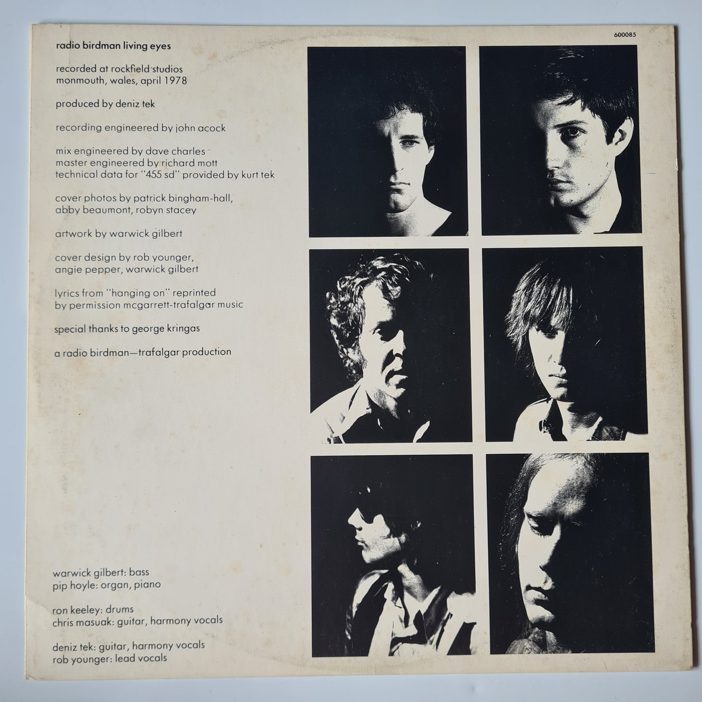 Radio Birdman - Living Eyes - 1981 - Vinyl Record LP - Sound Hound Records