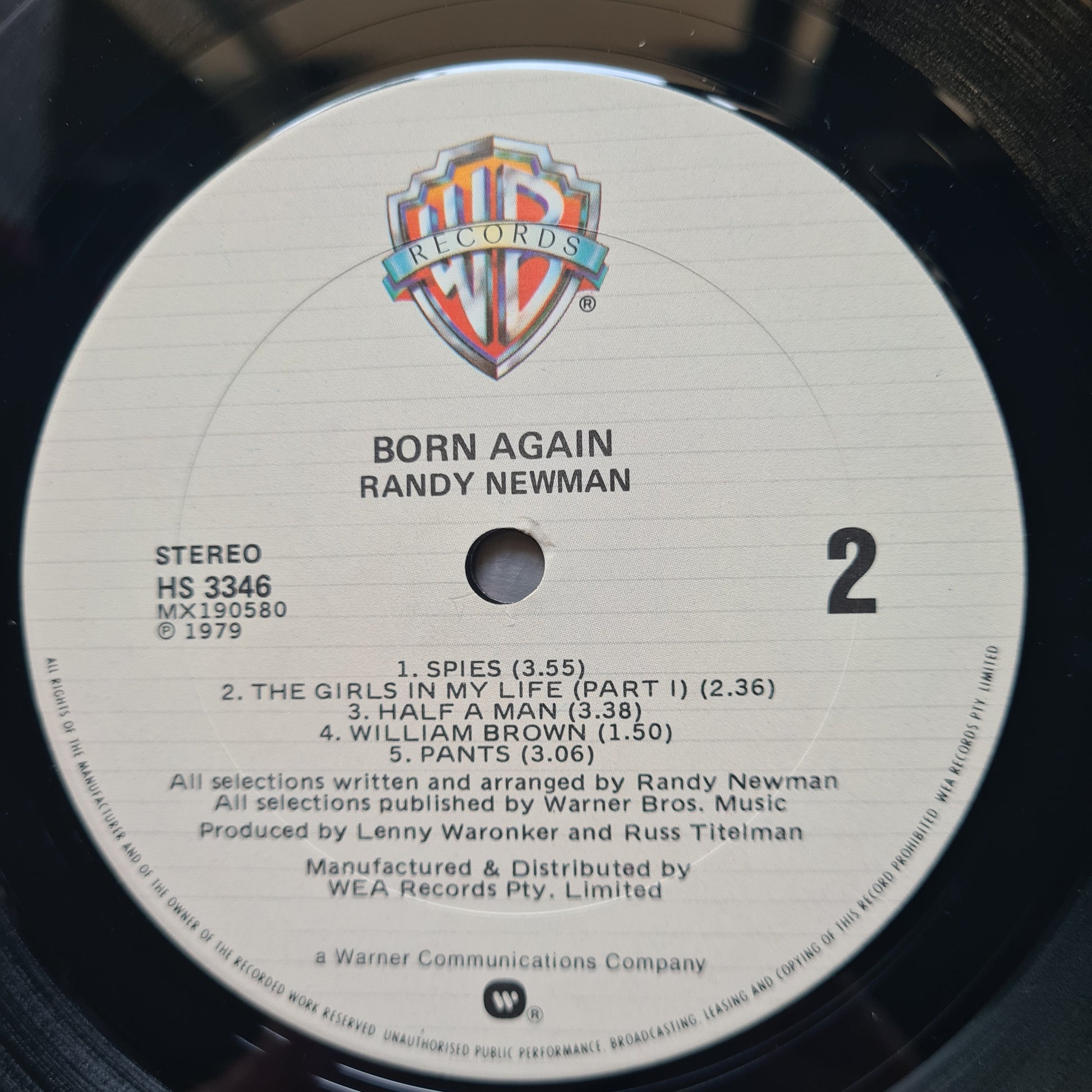 Randy Newman – Born Again - 1979 - Vinyl Record LP - Sound Hound Records