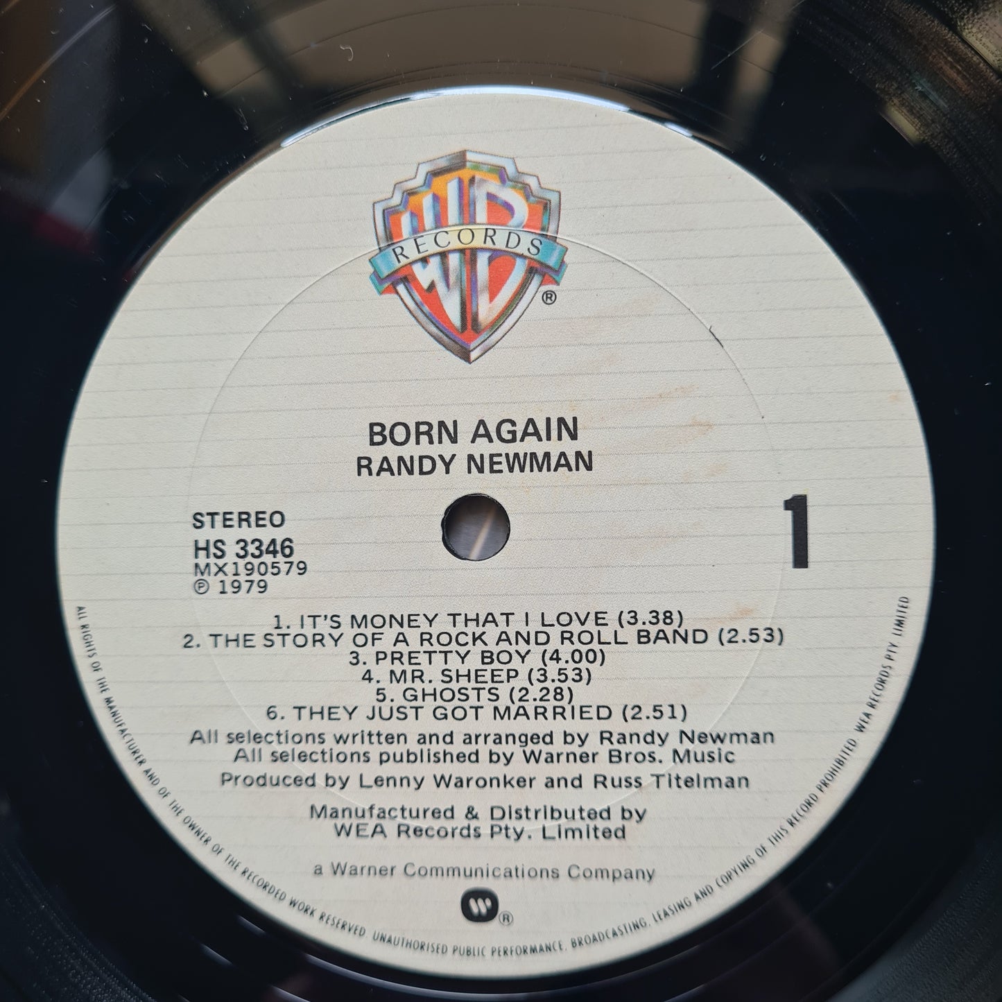 Randy Newman – Born Again - 1979 - Vinyl Record LP - Sound Hound Records
