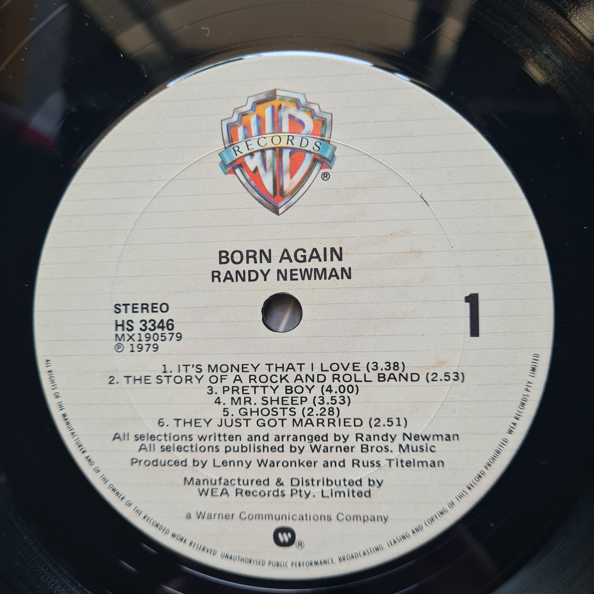 Randy Newman – Born Again - 1979 - Vinyl Record LP - Sound Hound Records