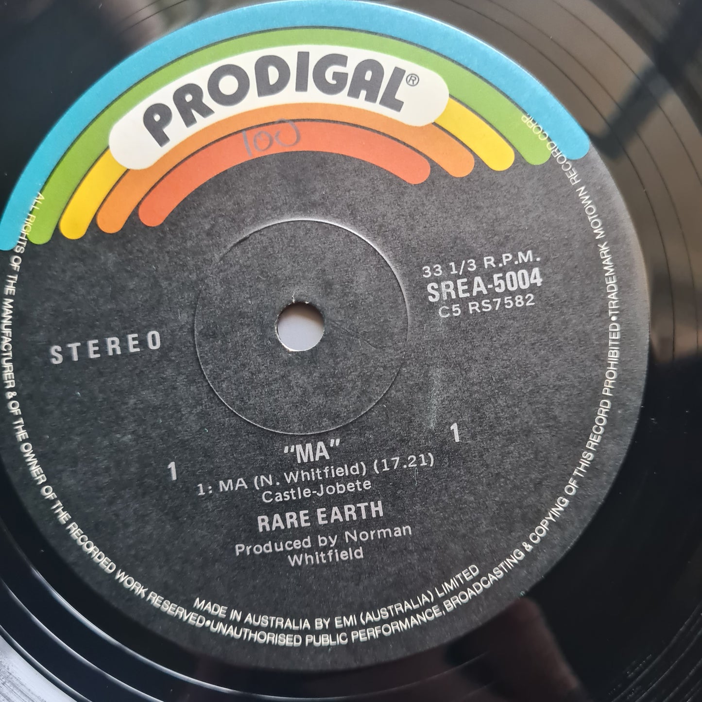 Rare Earth – Ma - 1973 - Vinyl Record LP - Sound Hound Records