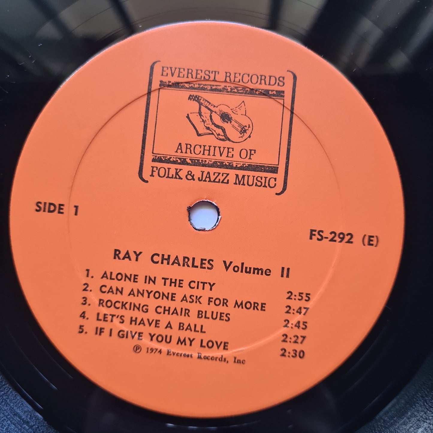 Ray Charles – Ray Charles Volume 2 - 1974 - Vinyl Record LP - Sound Hound Records