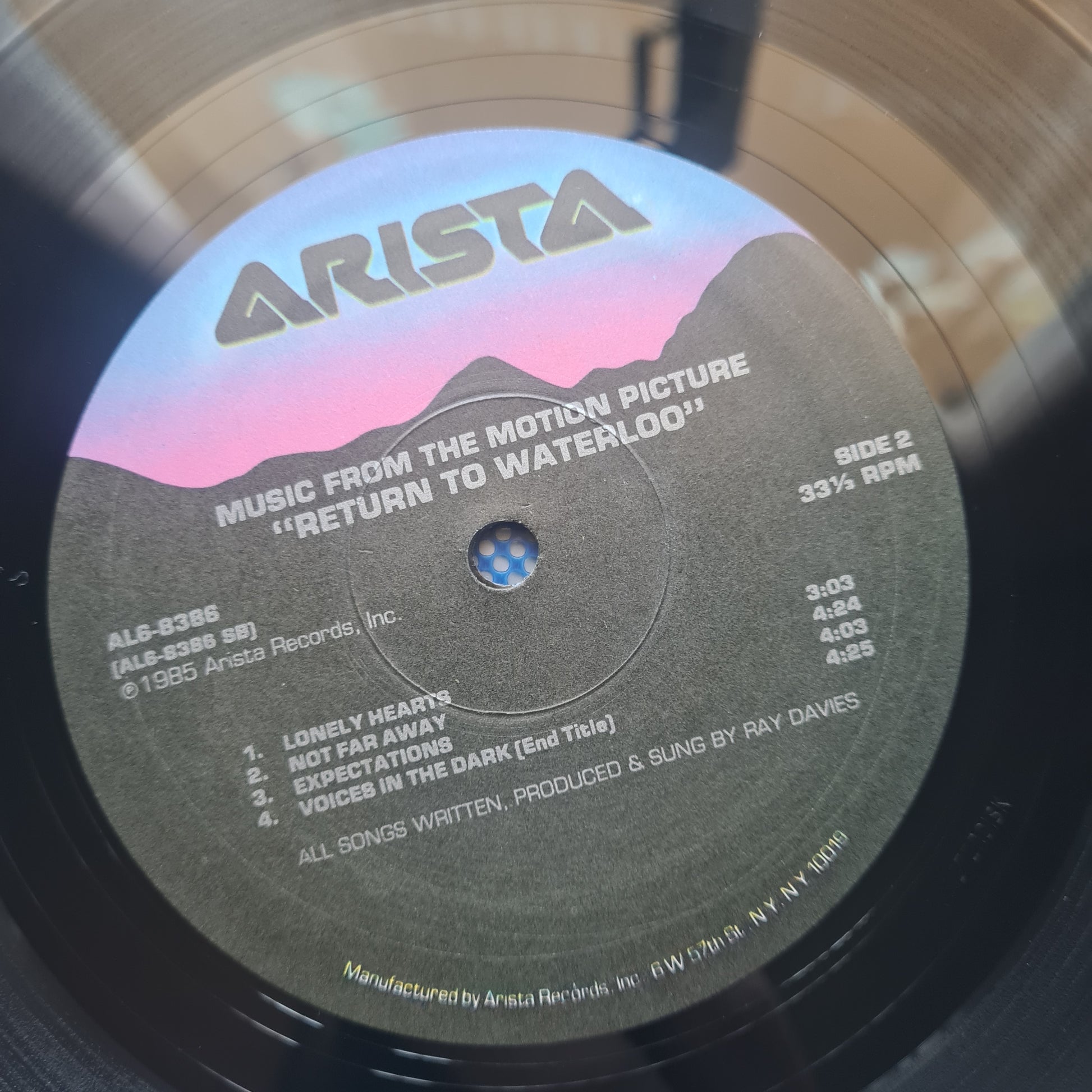 Ray Davies – Return To Waterloo - 1985 - Vinyl Record LP - Sound Hound Records