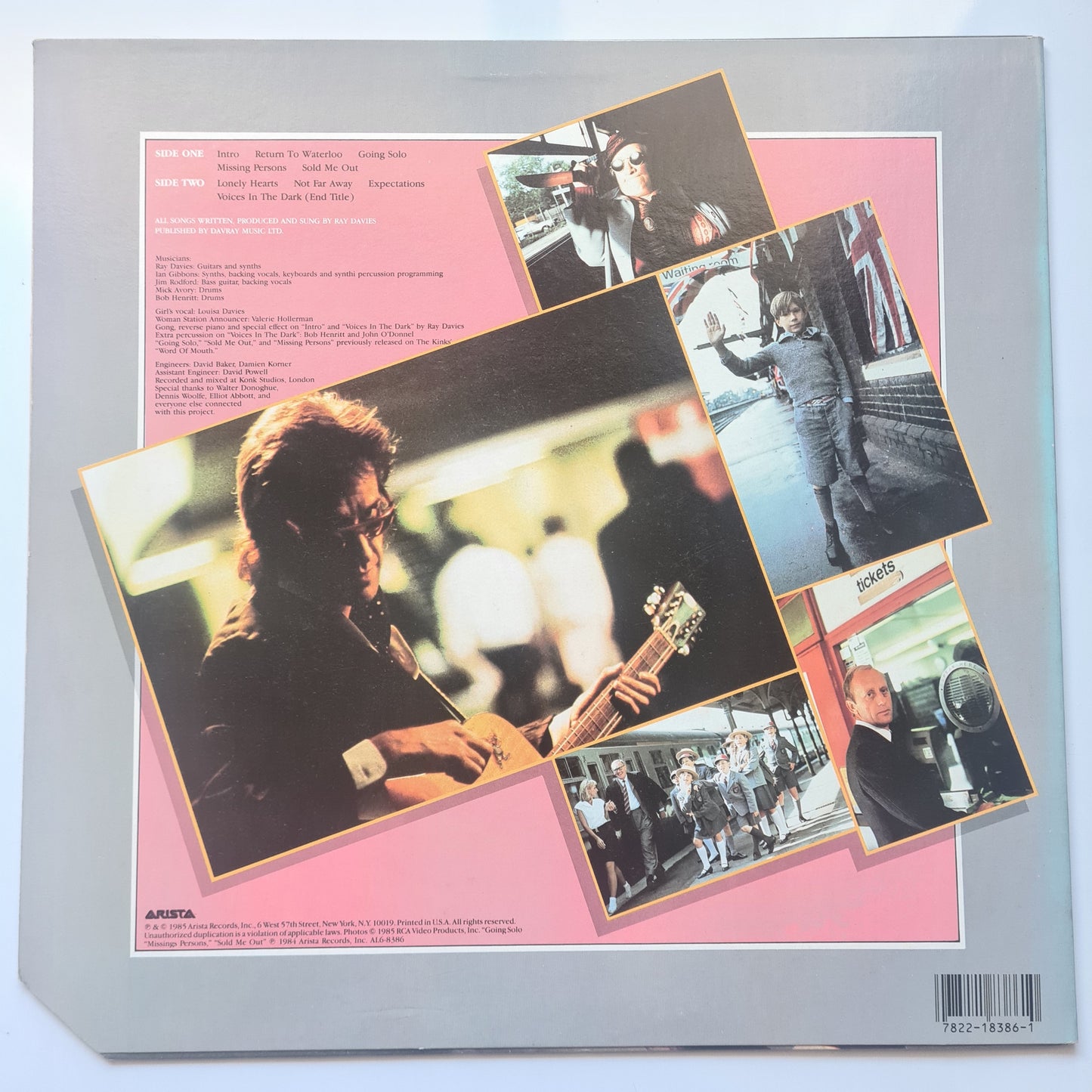 Ray Davies – Return To Waterloo - 1985 - Vinyl Record LP - Sound Hound Records