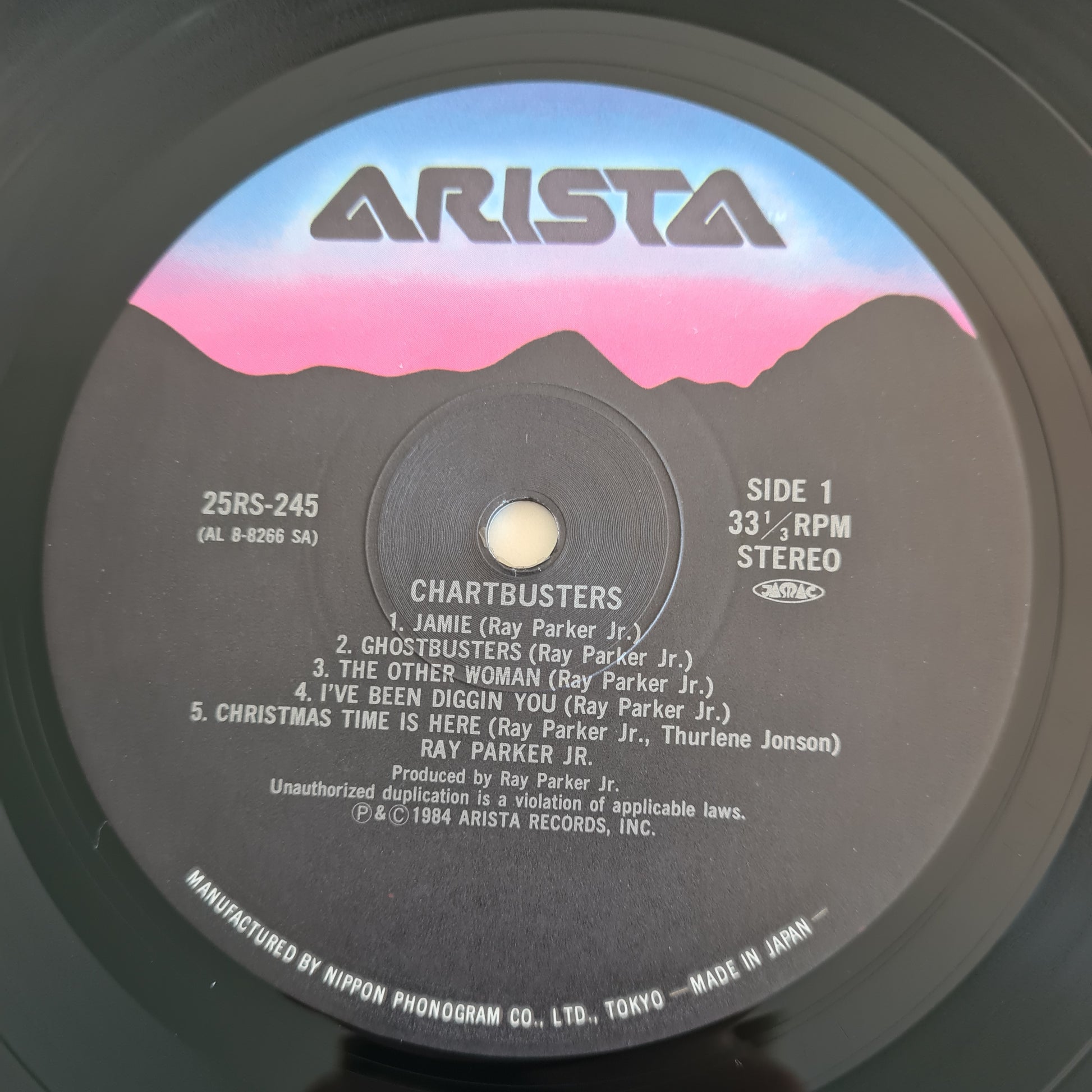 Ray Parker Jr. – Chartbusters - 1984 - Vinyl Record LP (near mint) with stickers - Sound Hound Records