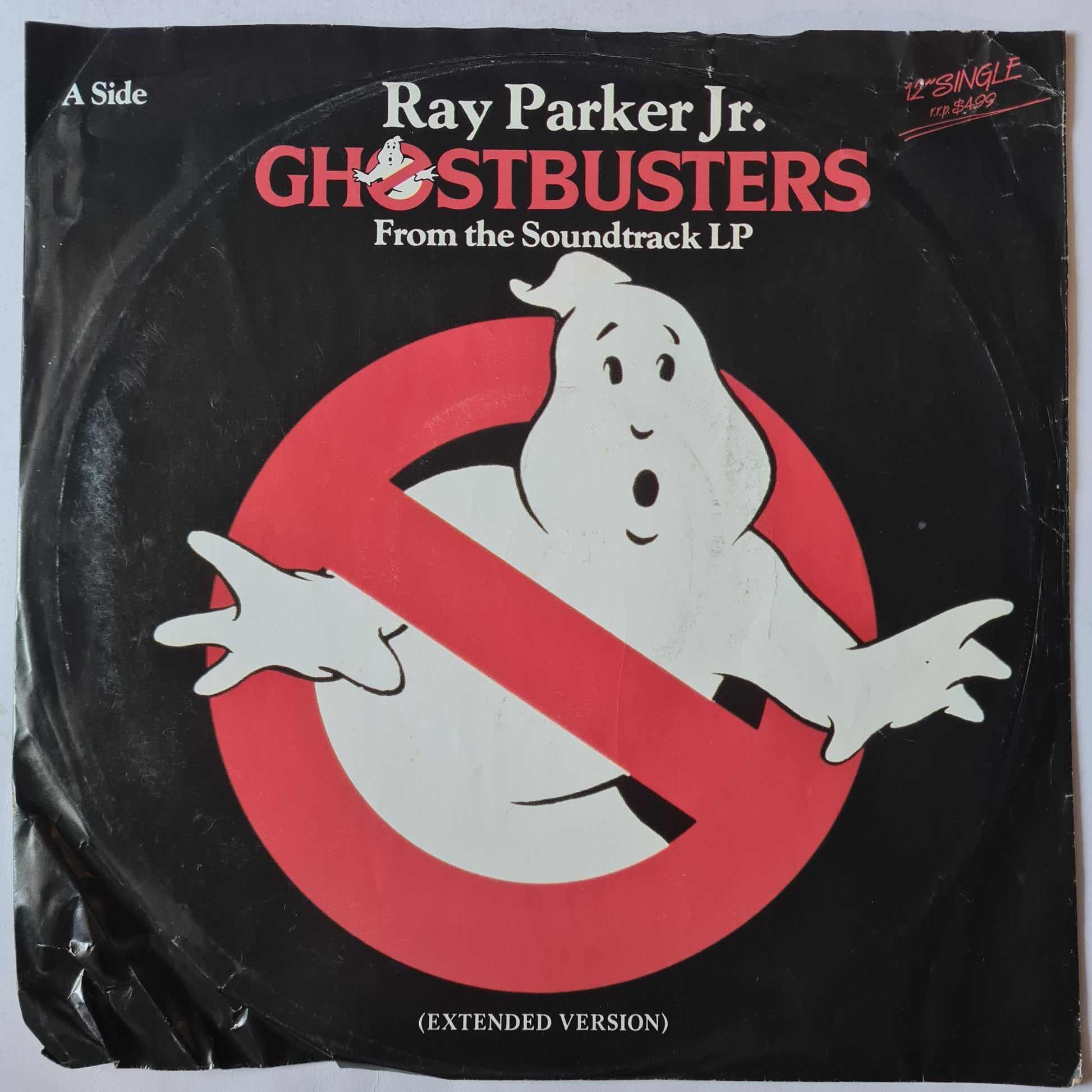 Ray Parker Jr. – Ghostbusters (Extended Version) - 1984 - Vinyl Record- 12" Single, Limited Edition - Sound Hound Records