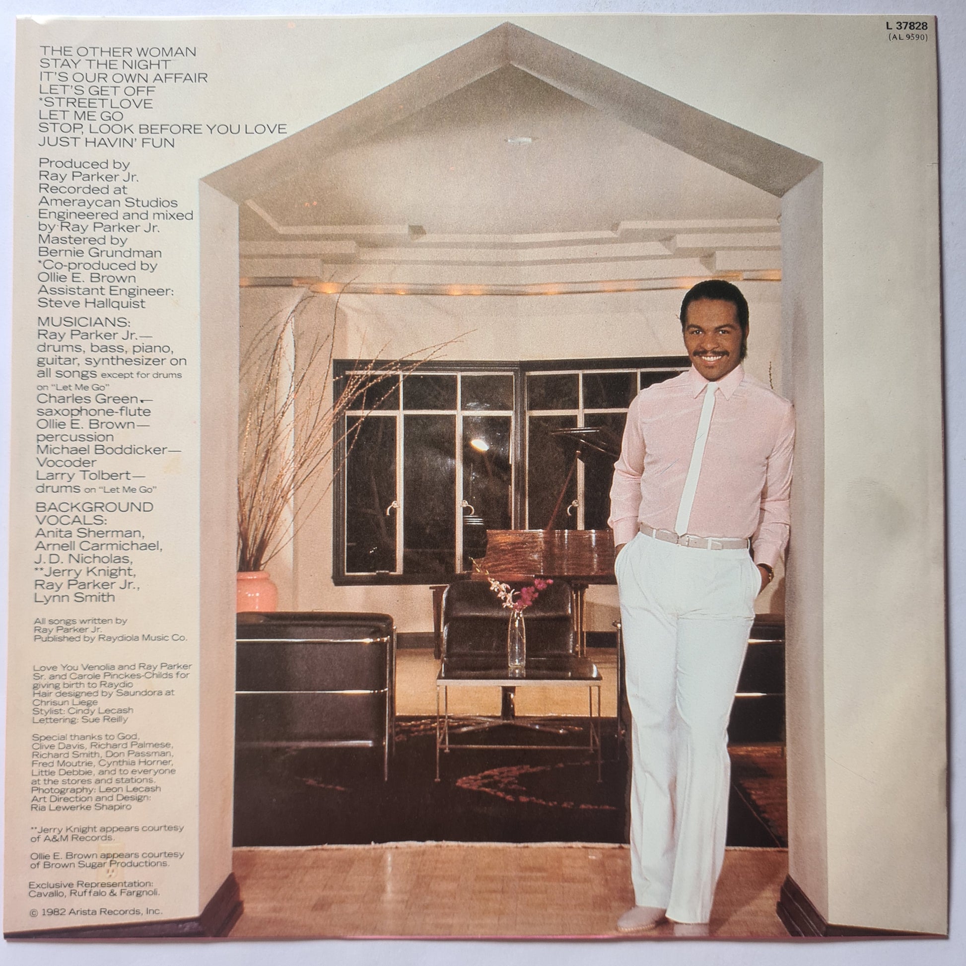 Ray Parker Jr. – The Other Woman - 1982 - Vinyl Record LP - Sound Hound Records