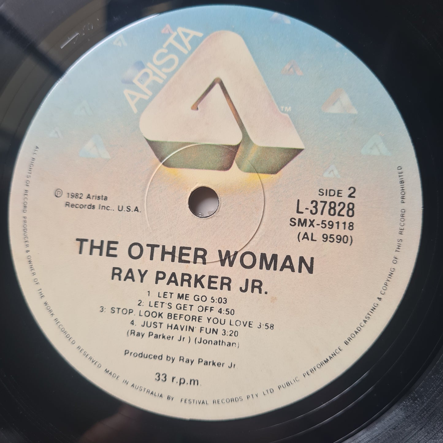 Ray Parker Jr. – The Other Woman - 1982 - Vinyl Record LP - Sound Hound Records