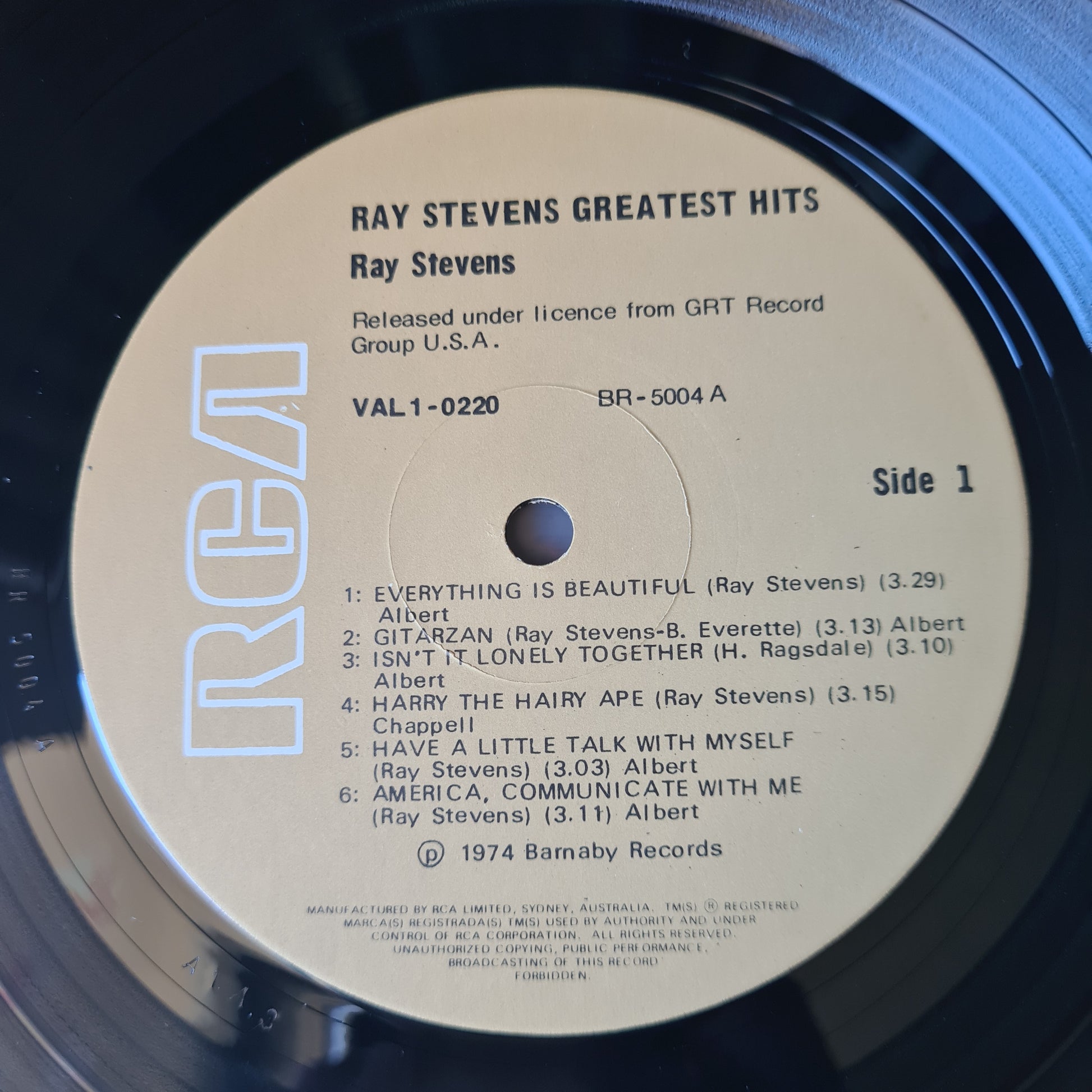 Ray Stevens – Ray Stevens' Greatest Hits - 1971 - Vinyl Record LP (near mint) - Sound Hound Records