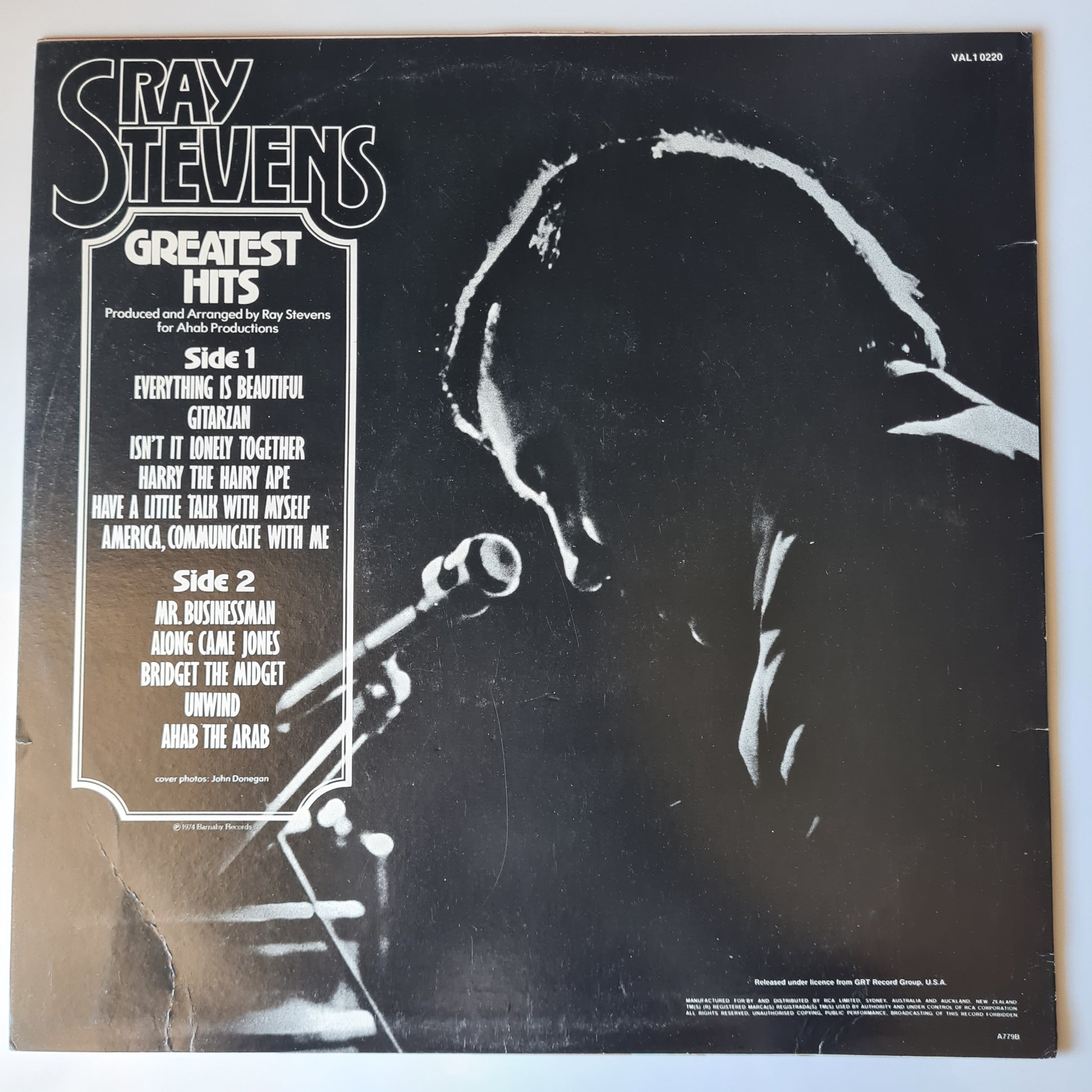 Ray Stevens – Ray Stevens' Greatest Hits - 1971 - Vinyl Record LP (near mint) - Sound Hound Records