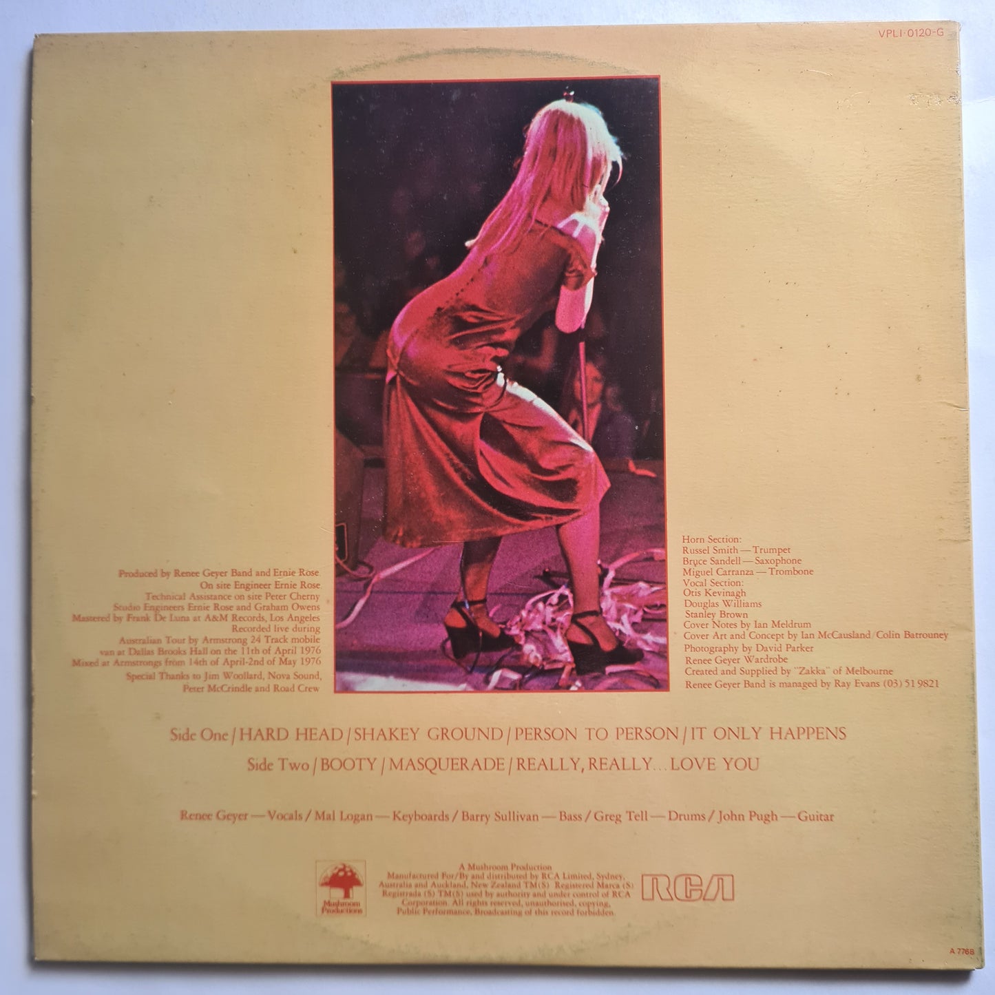 Rene Geyer – Really Really Love You - 1976 (Gatefold) -Vinyl Record LP - Sound Hound Records