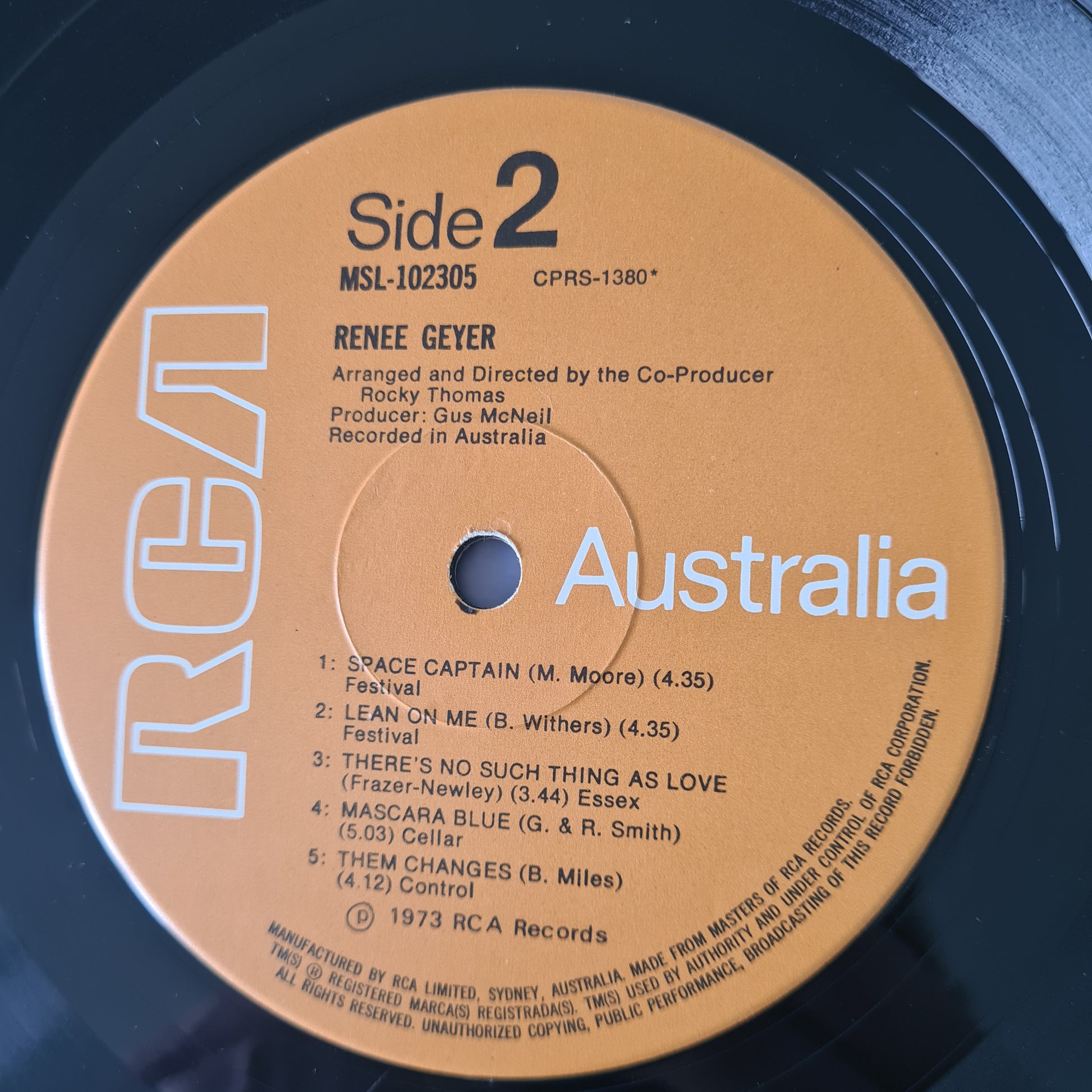 Renee Geyer – Renee Geyer - 1973 - Vinyl Record LP - Sound Hound Records