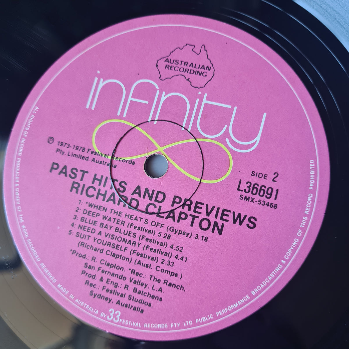 Richard Clapton – Past Hits & Previews - 1978 - Vinyl Record LP - Sound Hound Records