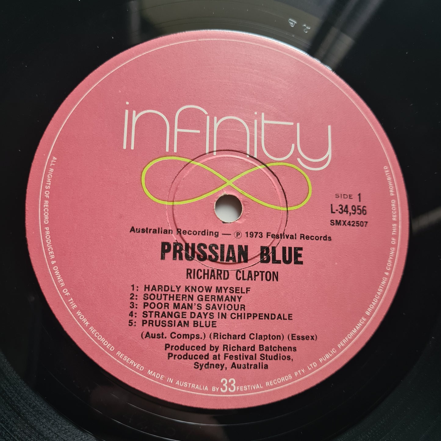 Richard Clapton – Prussian Blue - 1973 (First Pressing) - Vinyl Record LP (with lyric insert) *VERY RARE* - Sound Hound Records